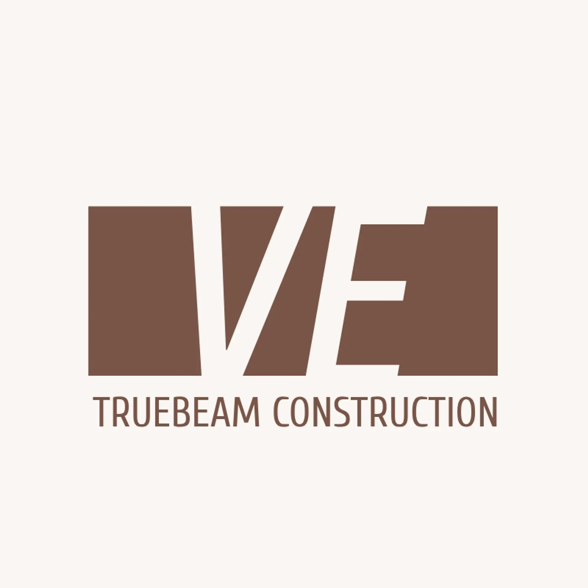 TrueBeam Construction logo for house construction