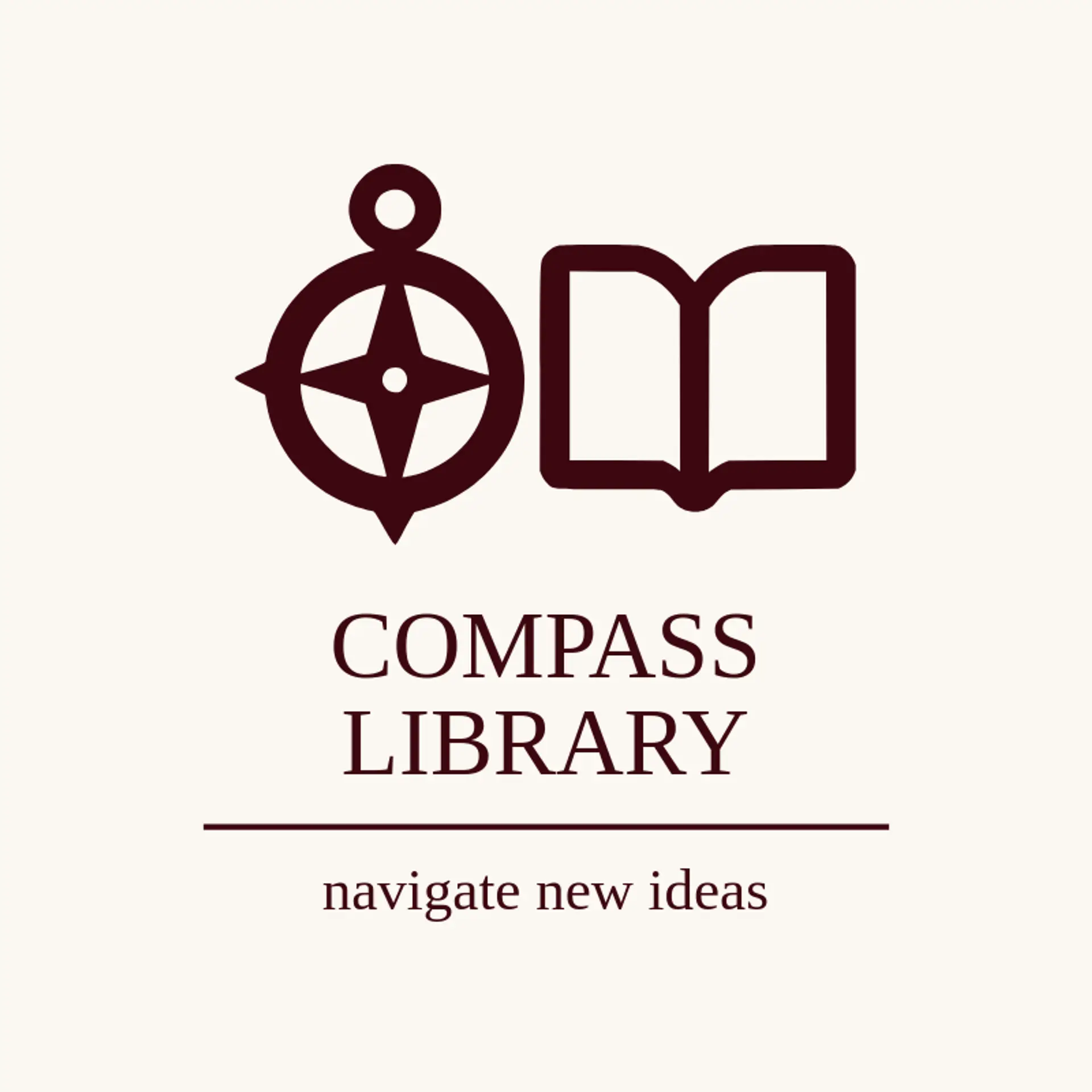 Compass Library logo for library