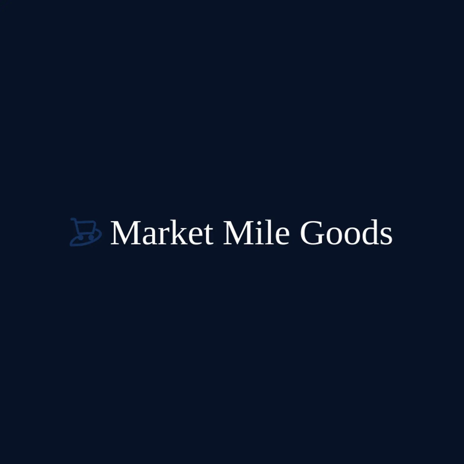 Market Mile Goods logo for cart
