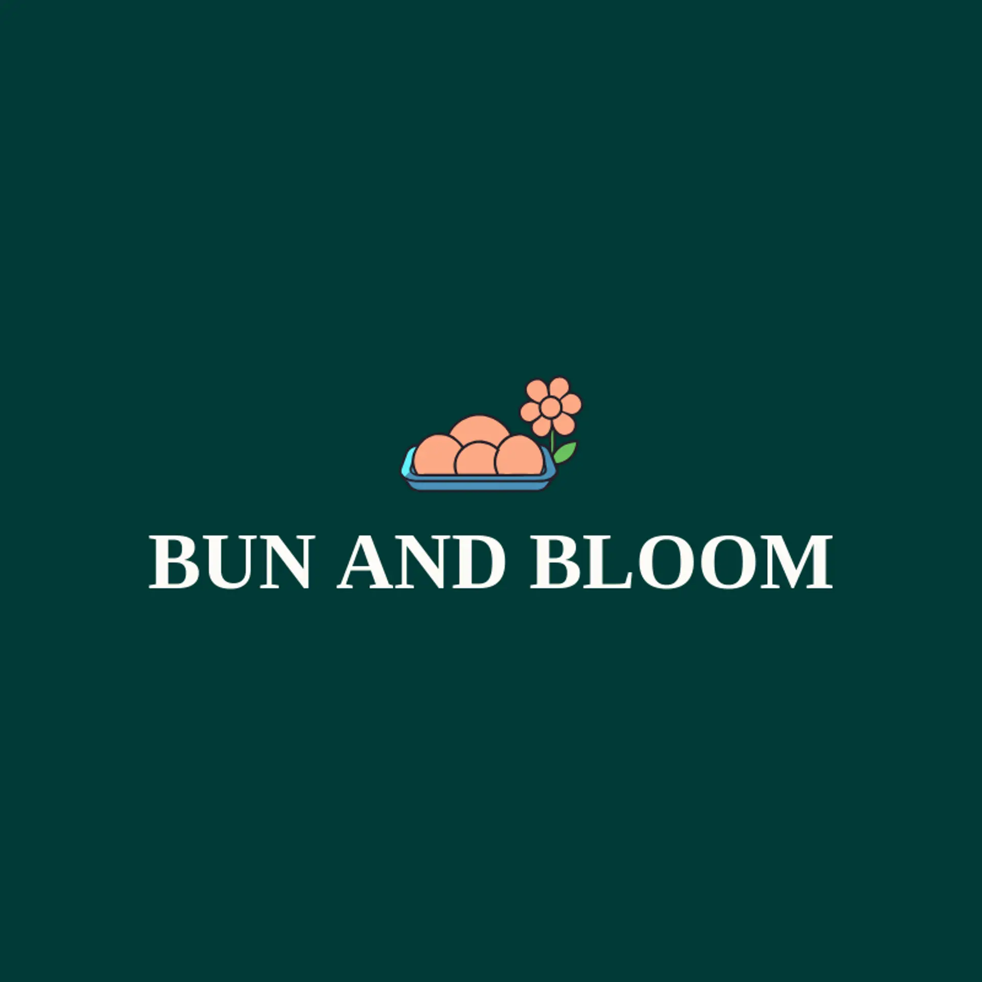 Bun And Bloom logo for baking