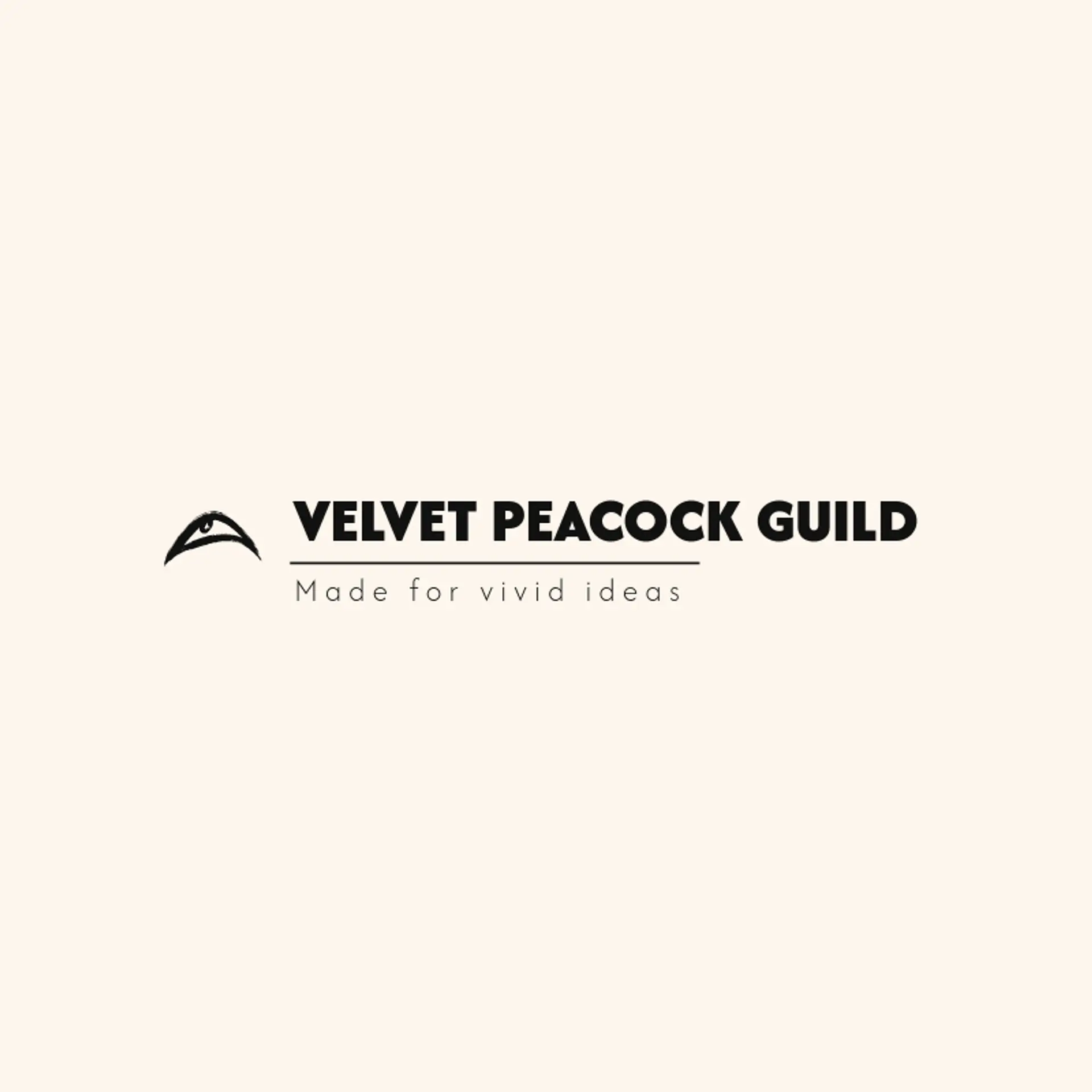 Velvet Peacock Guild logo for peacock