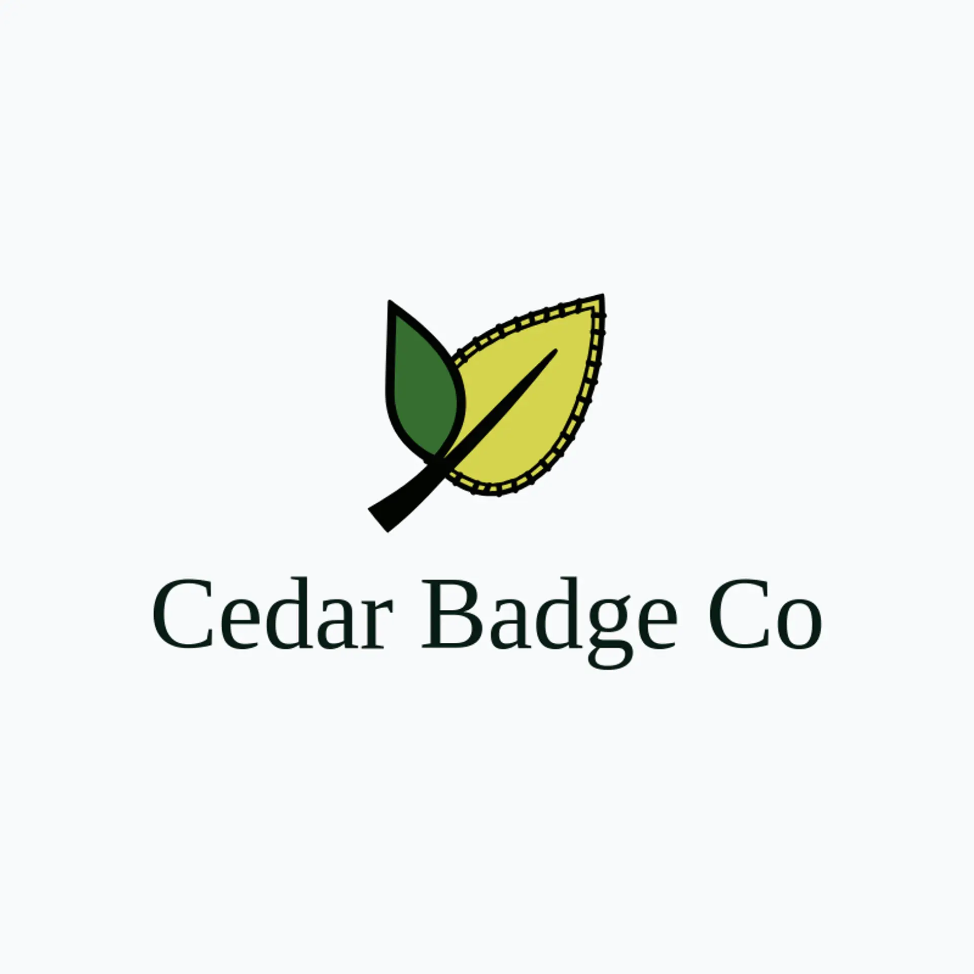 Cedar Badge Co logo for patch