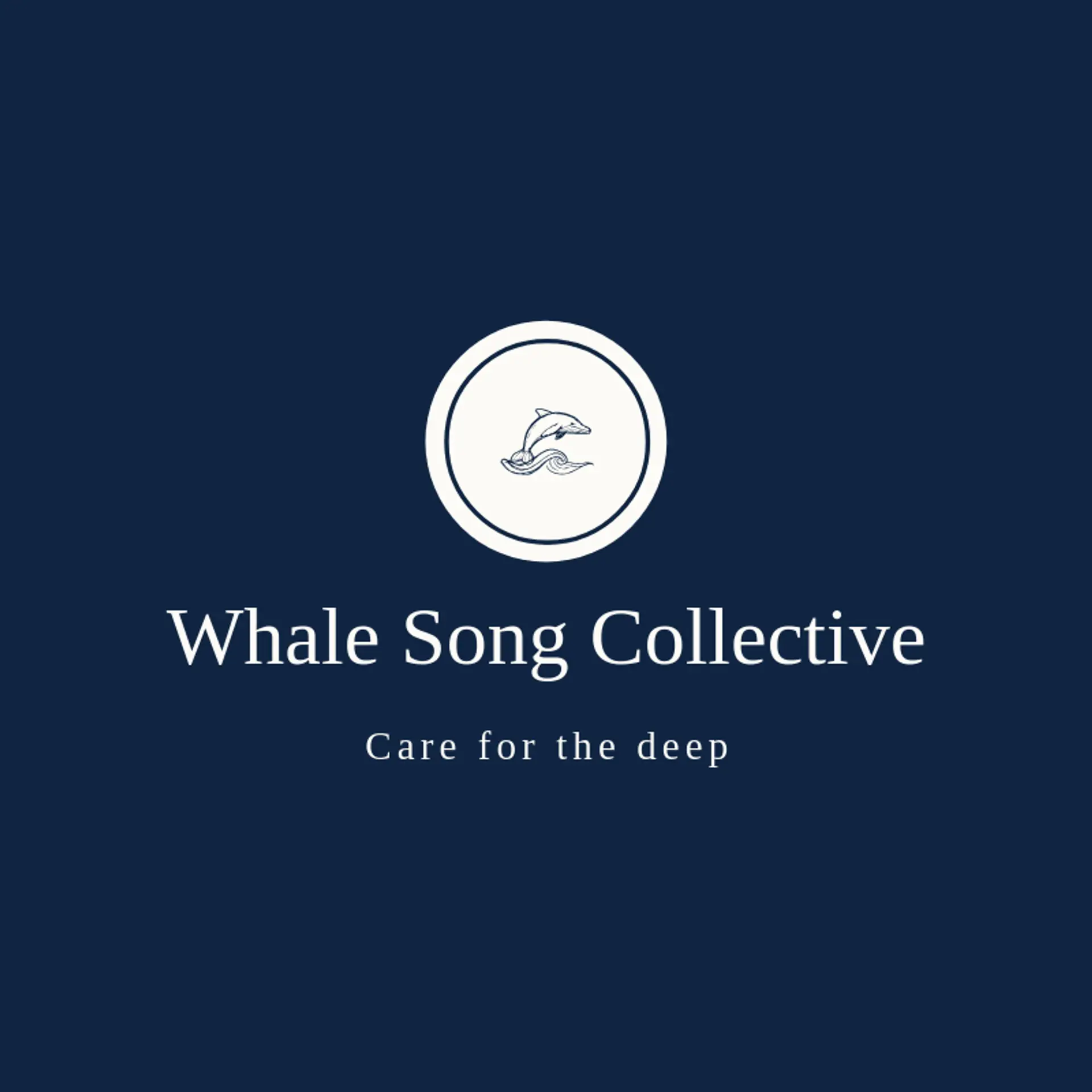Whale Song Collective logo for ocean