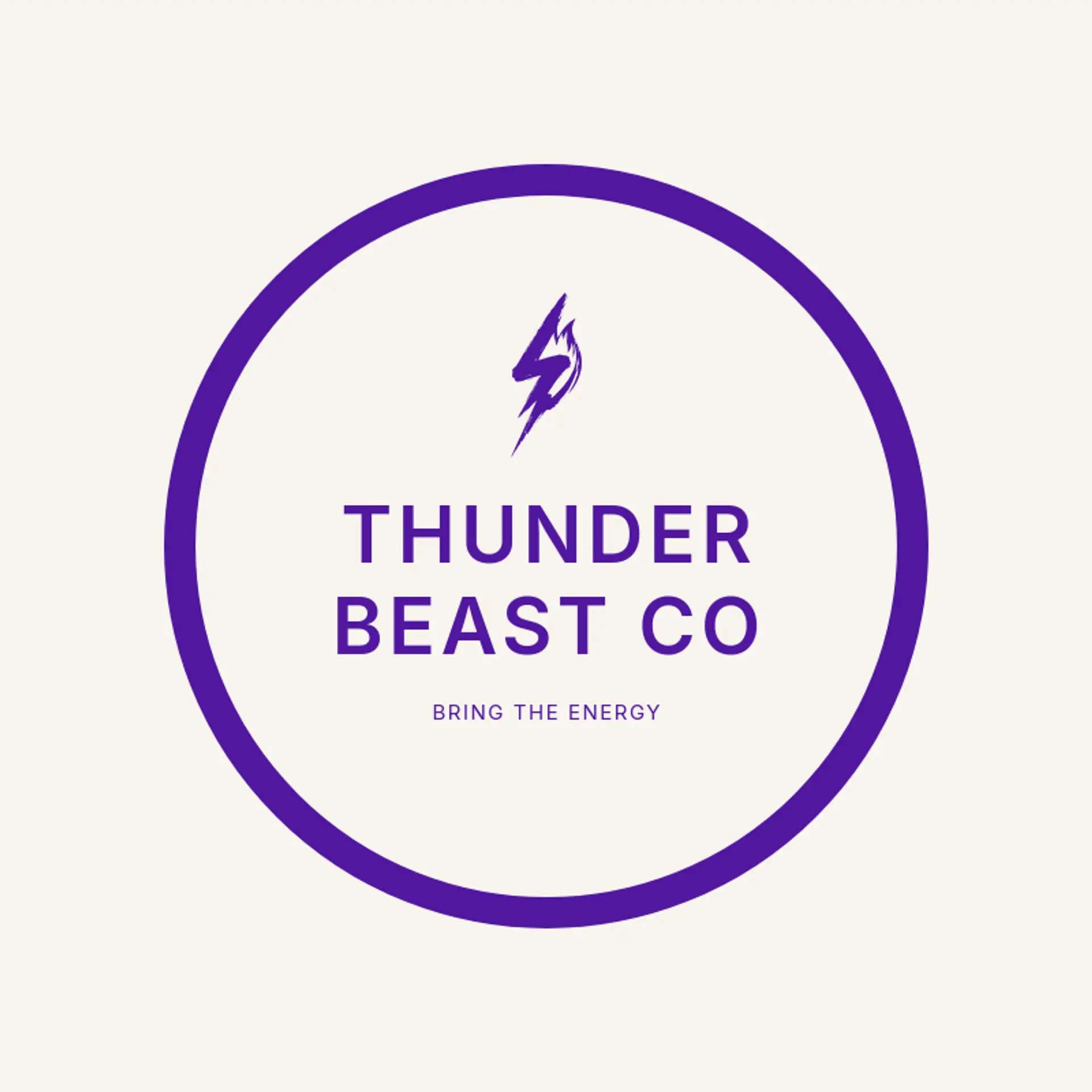 Thunder Beast Co logo for beast