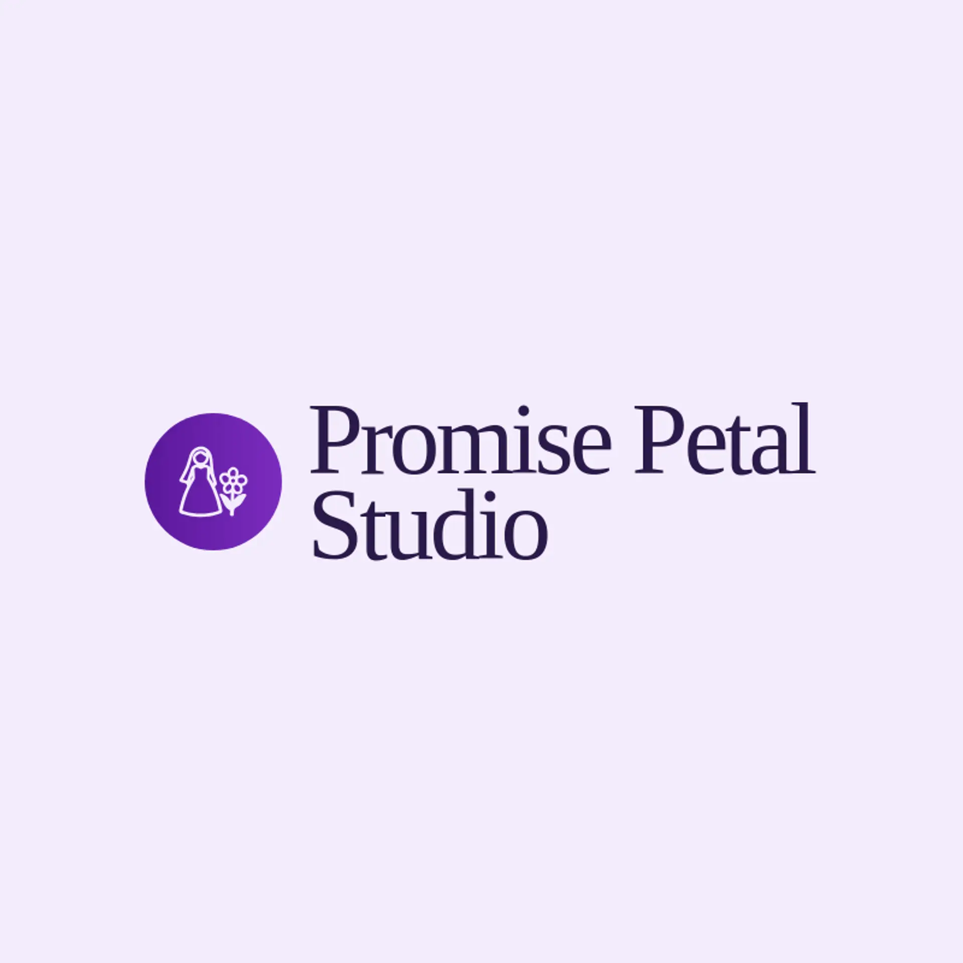 Promise Petal Studio logo for bride