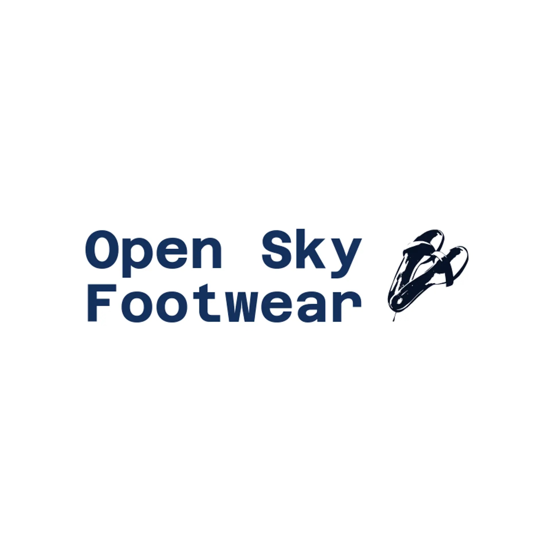 Open Sky Footwear logo for sandals