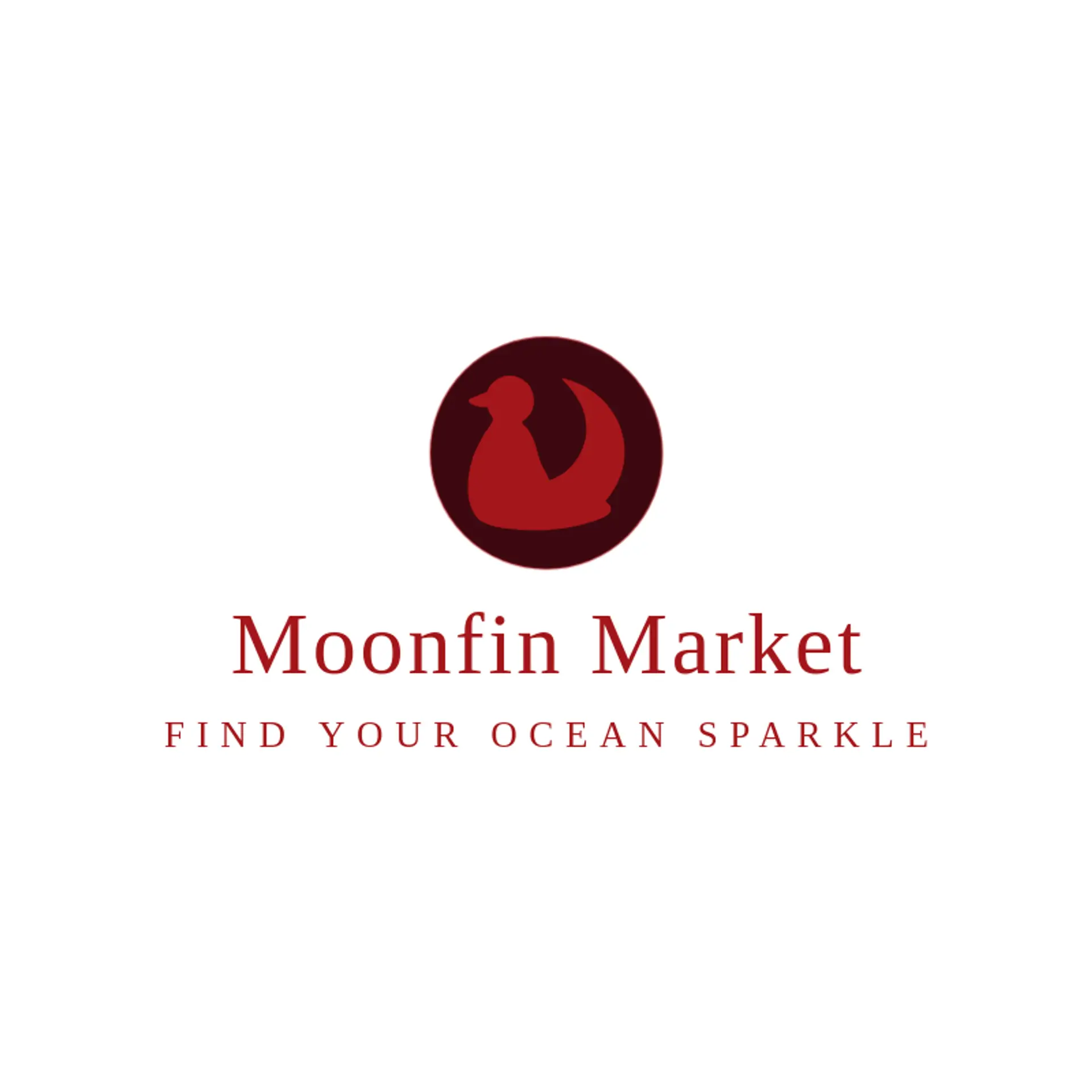 Moonfin Market logo for mermaid