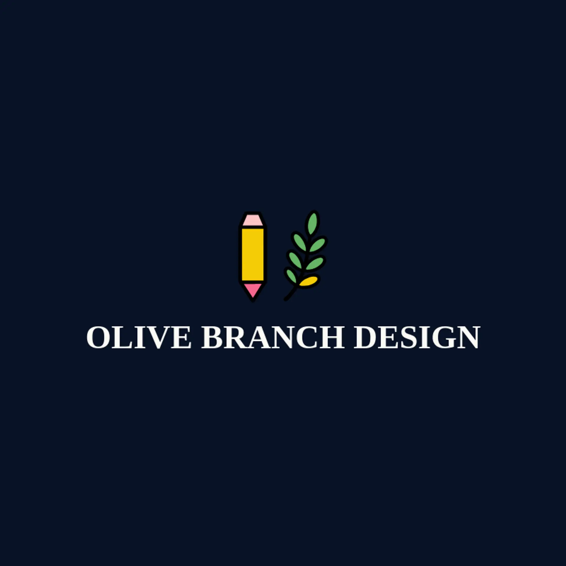 Olive Branch Design logo for artistic