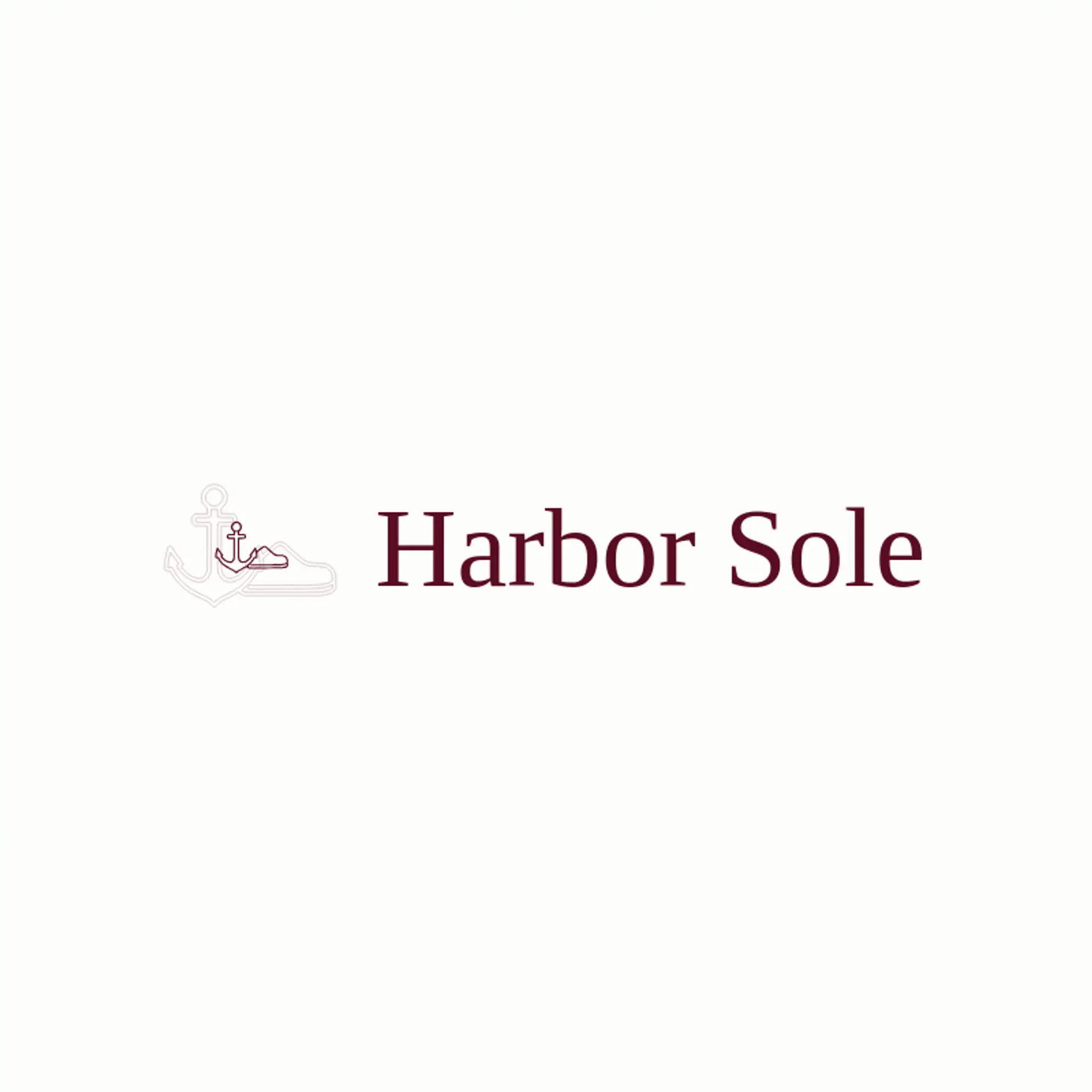 Harbor Sole logo for shoe
