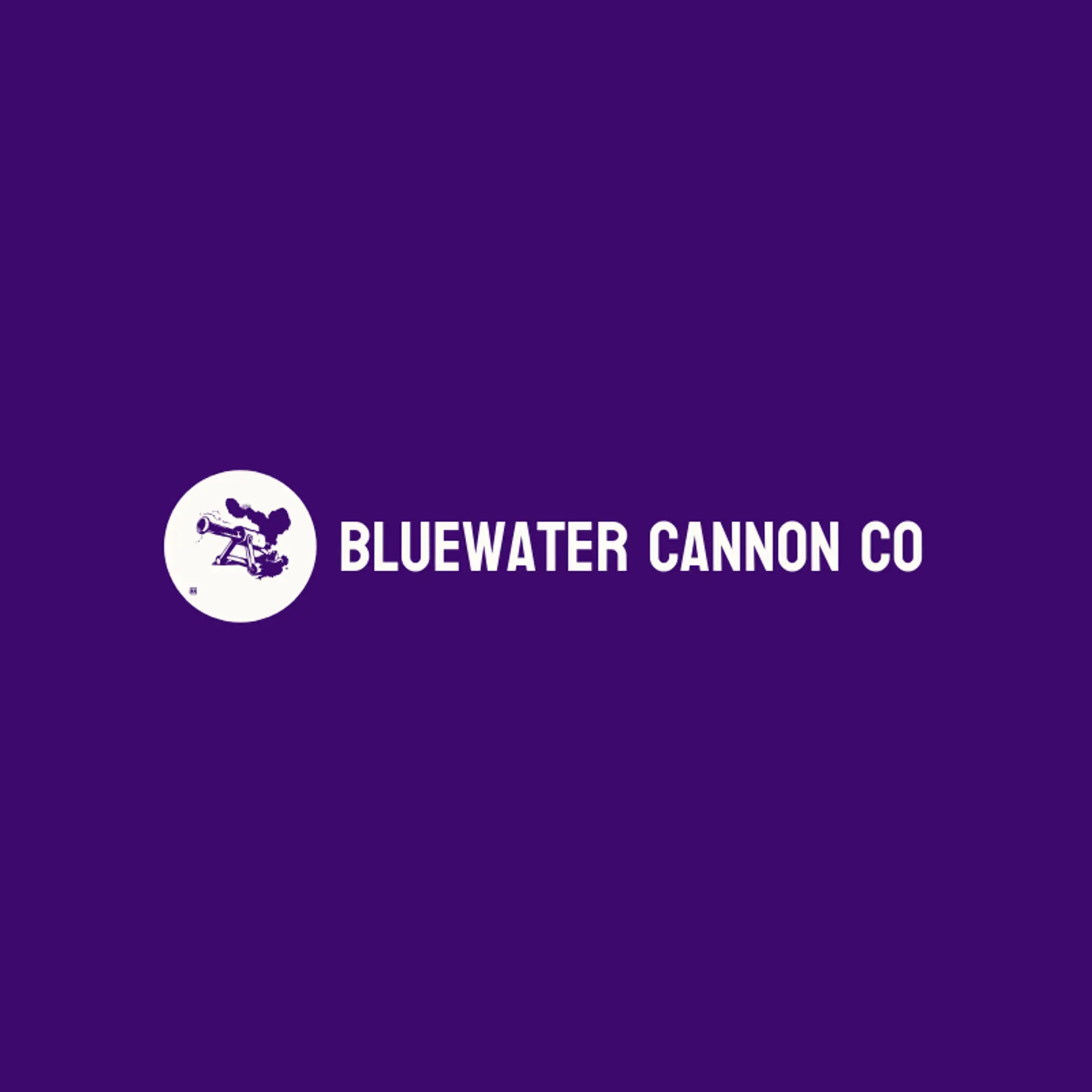 Bluewater Cannon Co logo for cannon