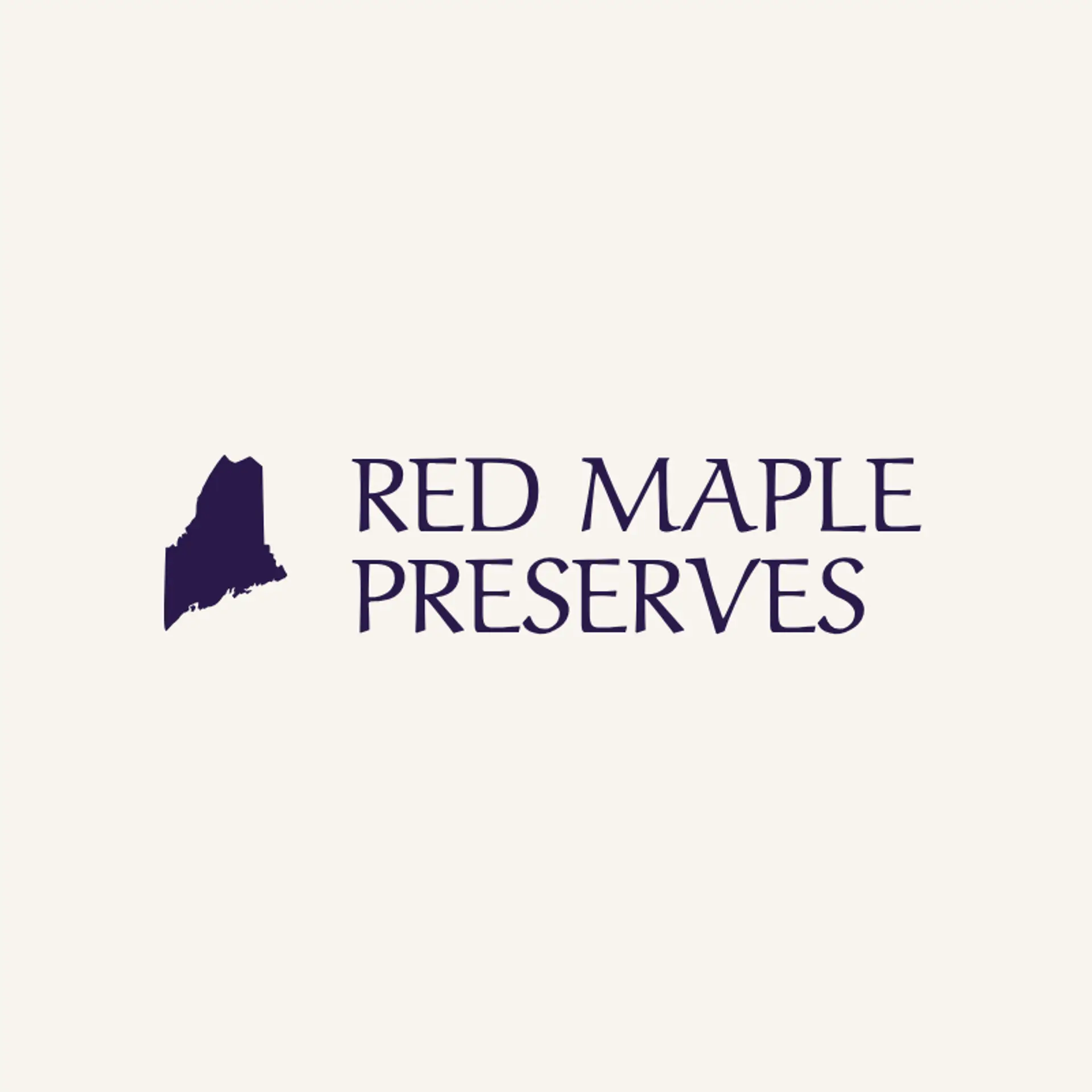 Red Maple Preserves logo for maine