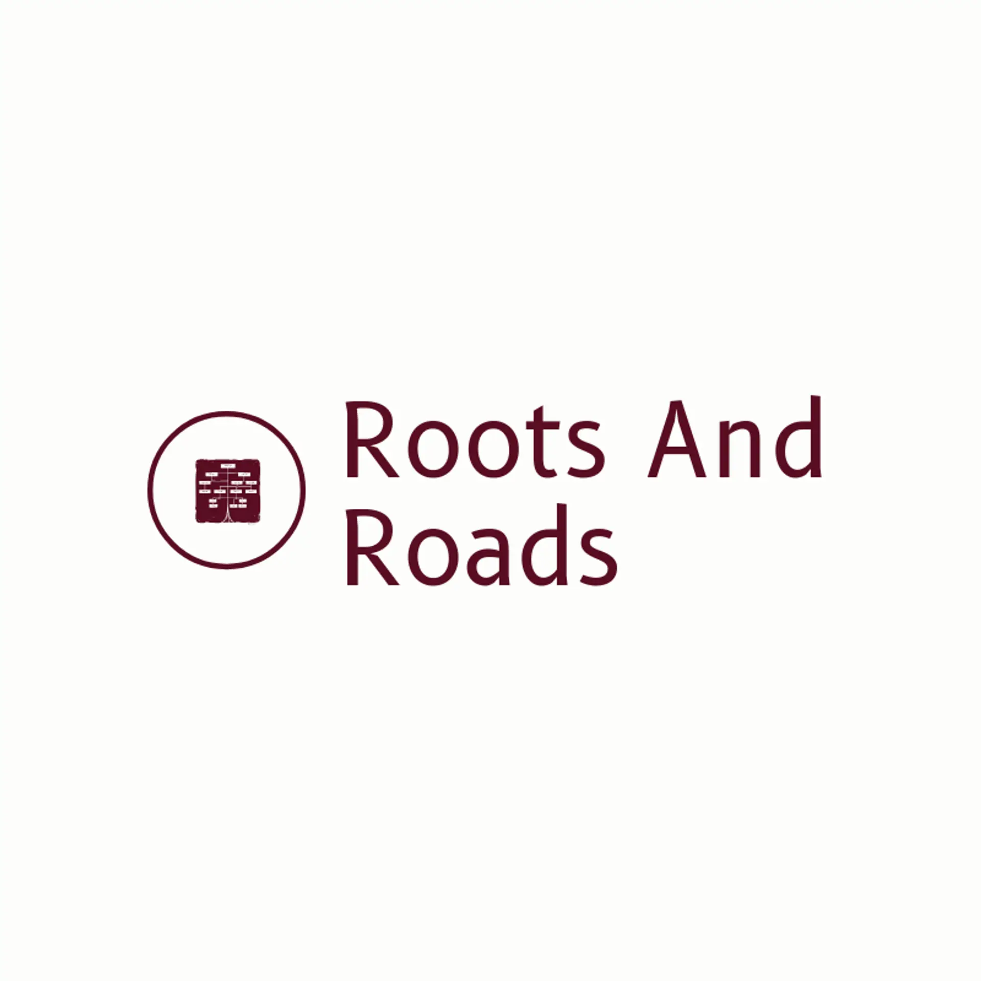 Roots And Roads logo for ancestry