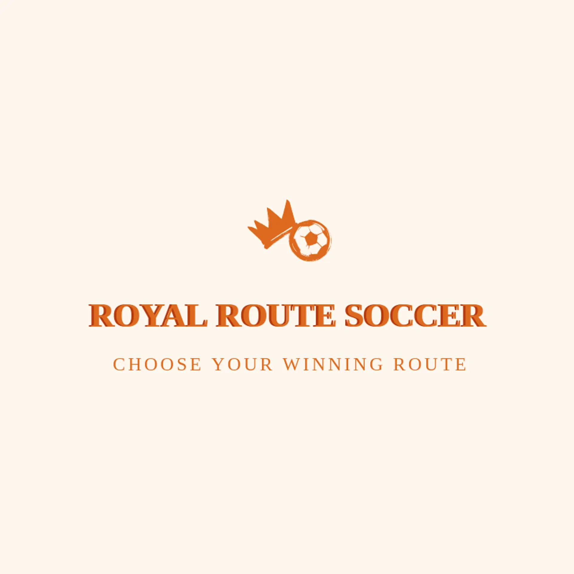 Royal Route Soccer logo for soccer ball