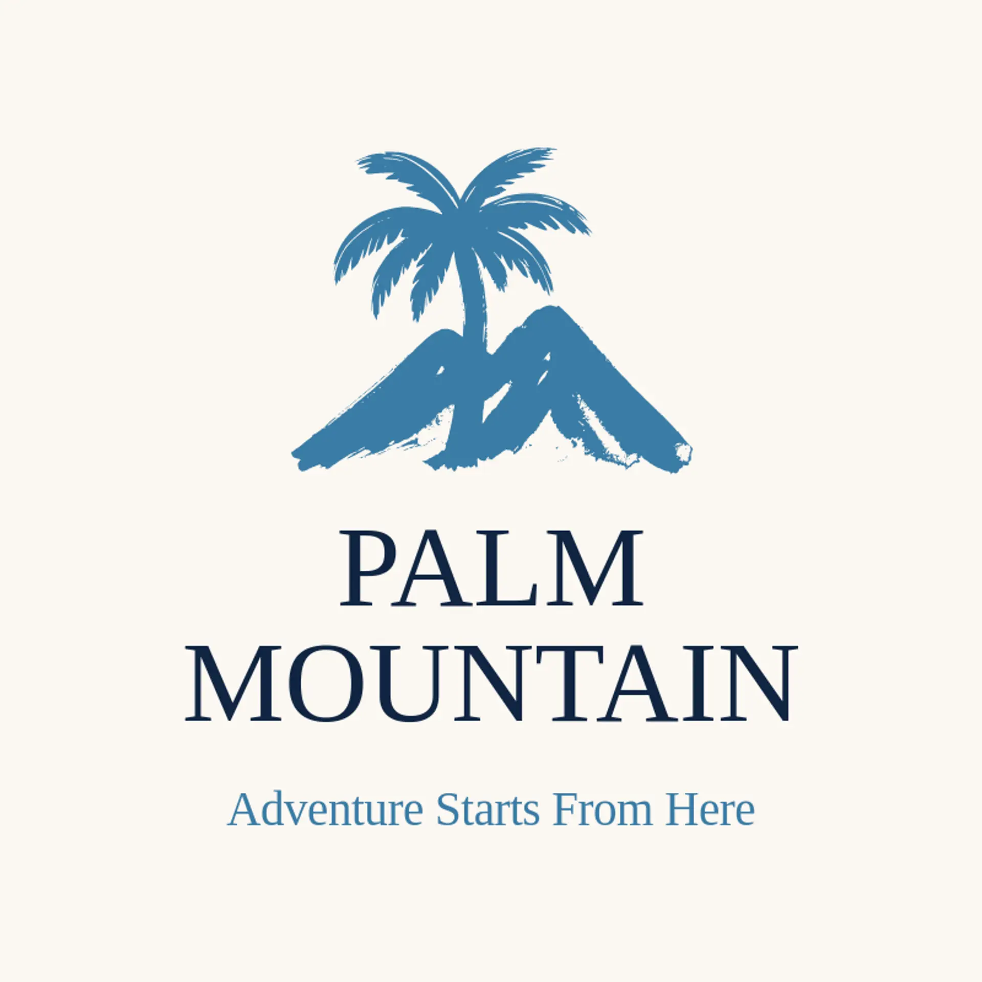 Palm Mountain logo for palm tree