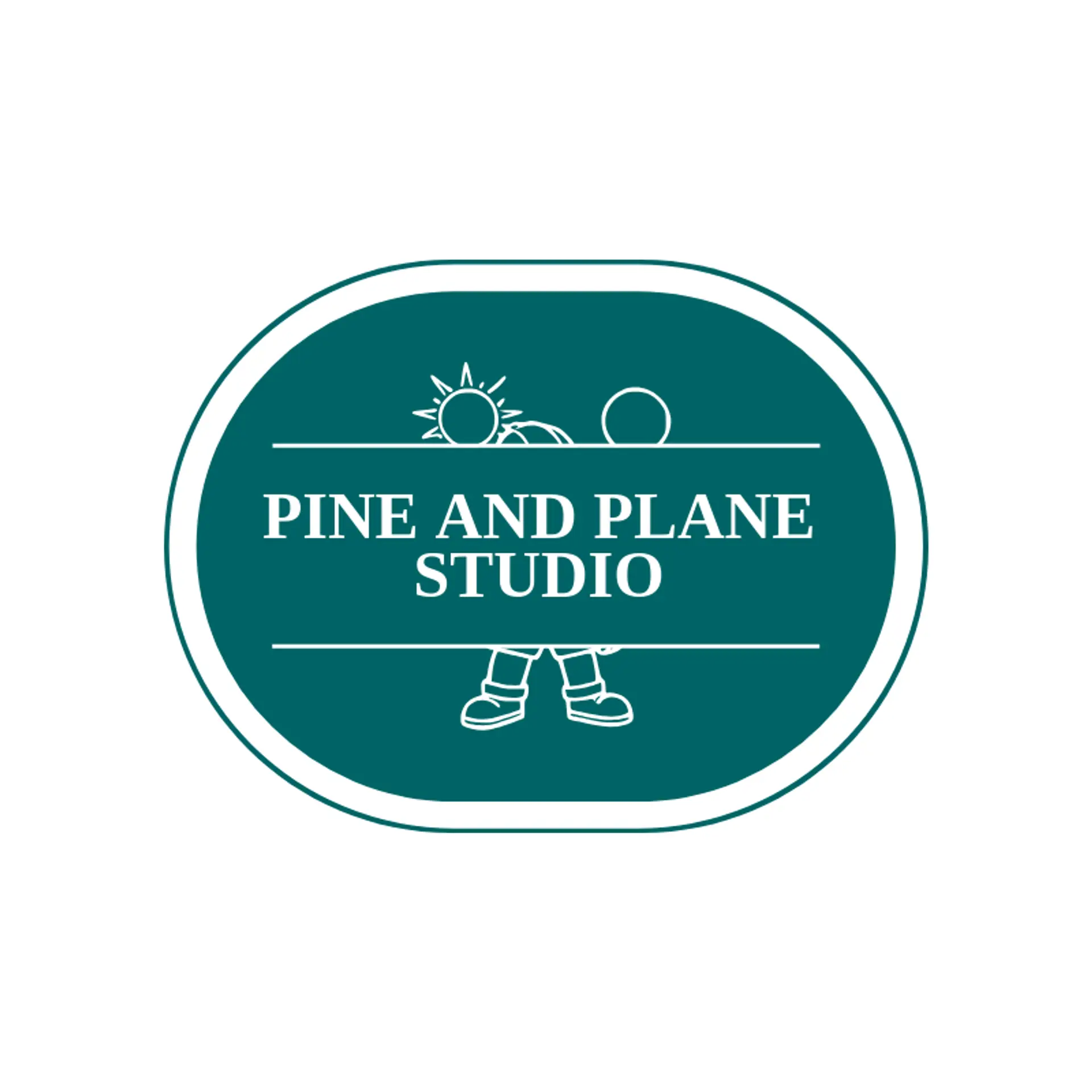 Pine and Plane Studio logo for carpenter