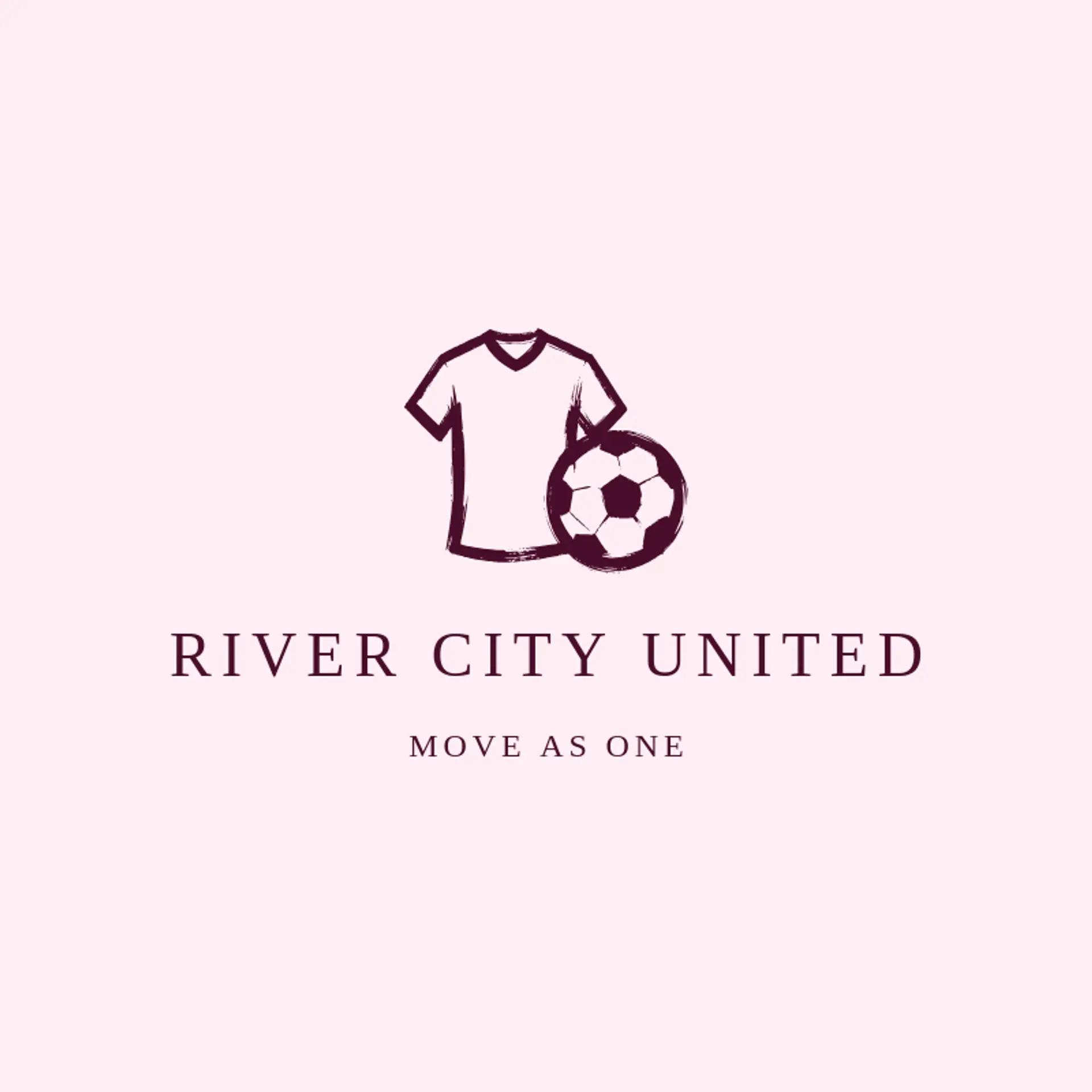 River City United logo for soccer ball