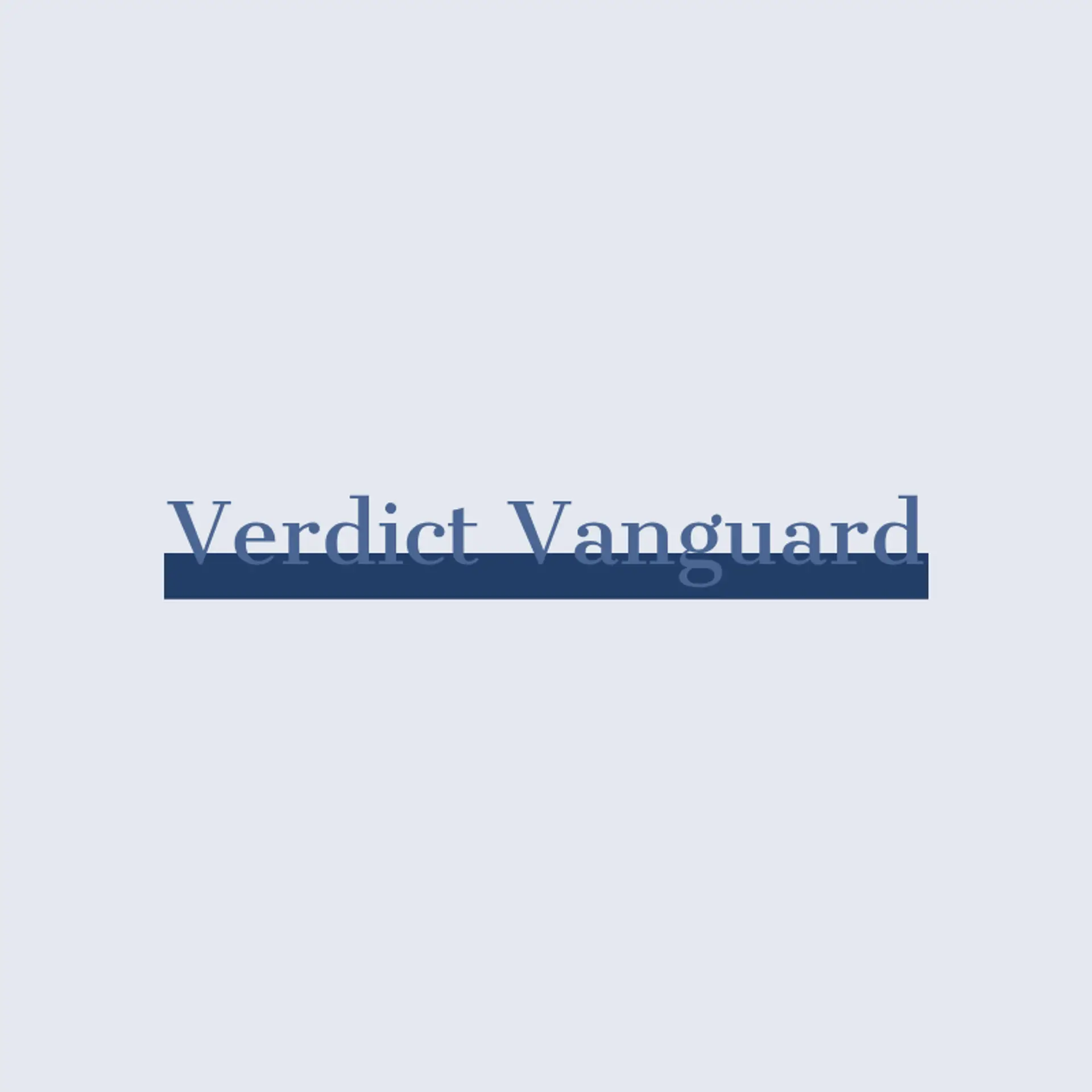 Verdict Vanguard logo for law office