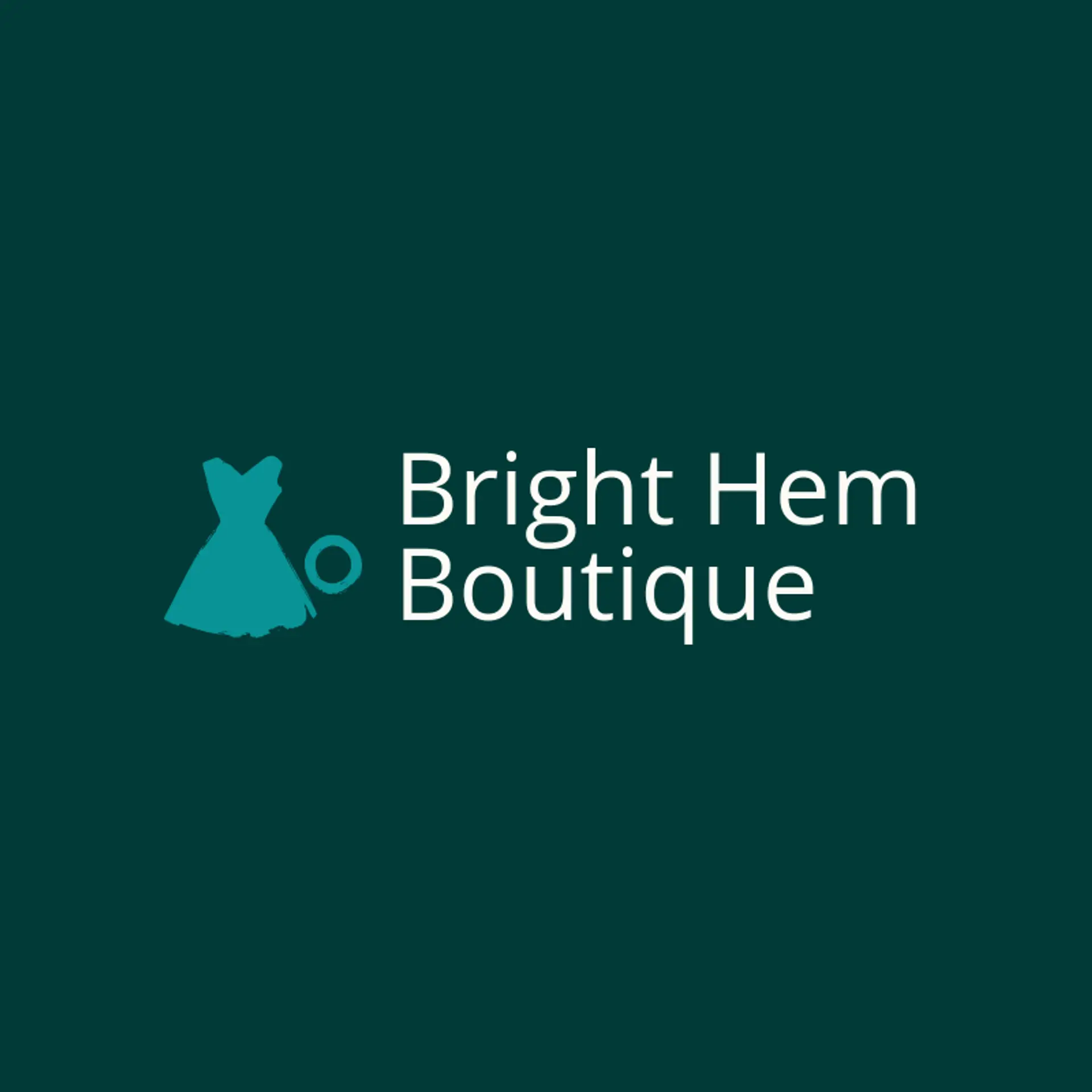 Bright Hem Boutique logo for dress