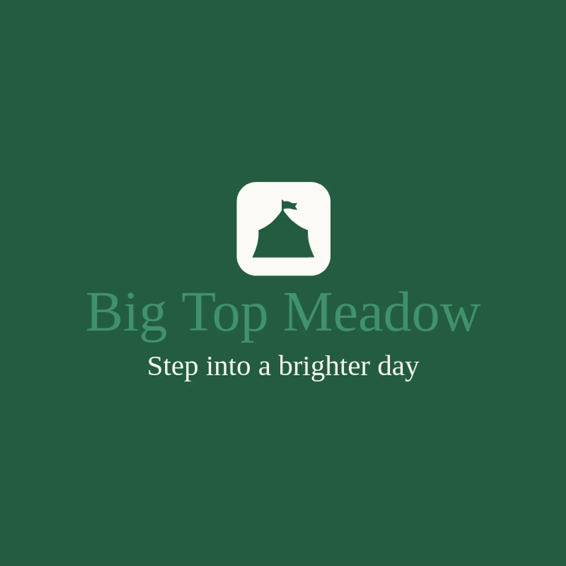 Big Top Meadow logo for fair
