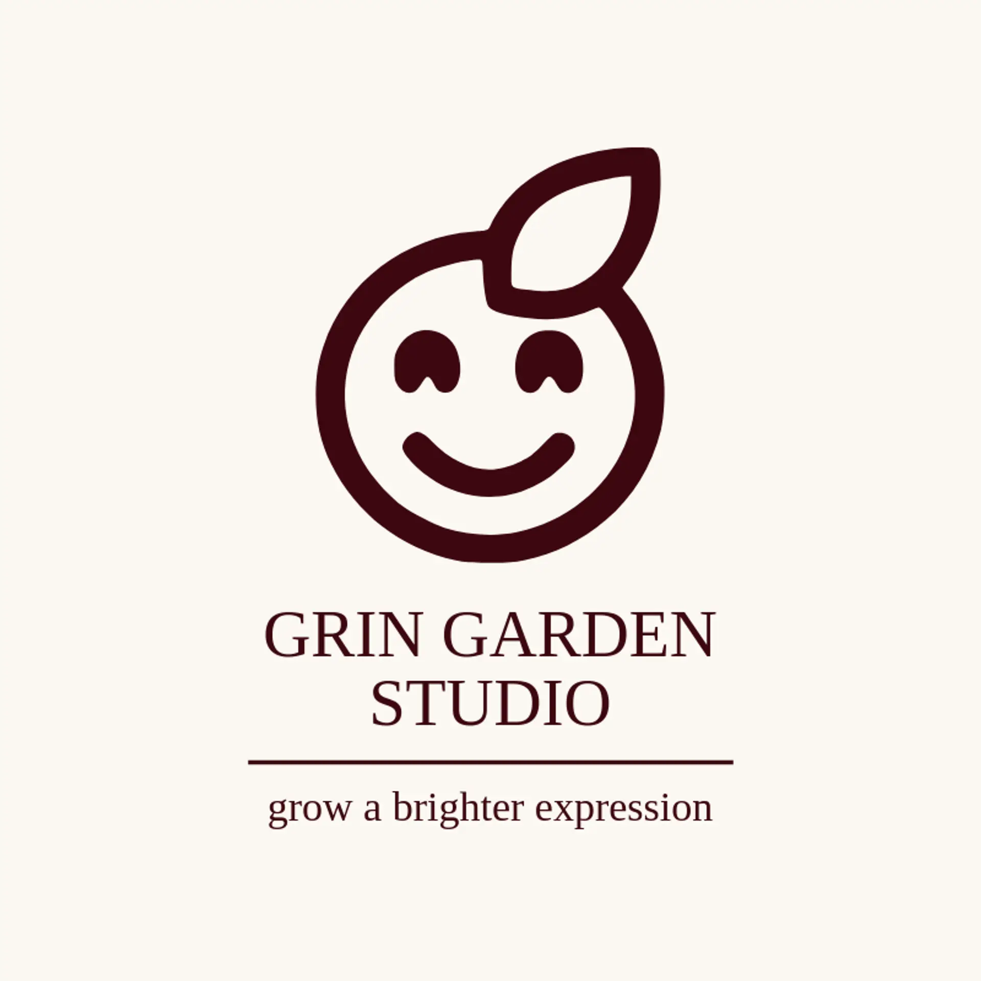 Grin Garden Studio logo for emoji