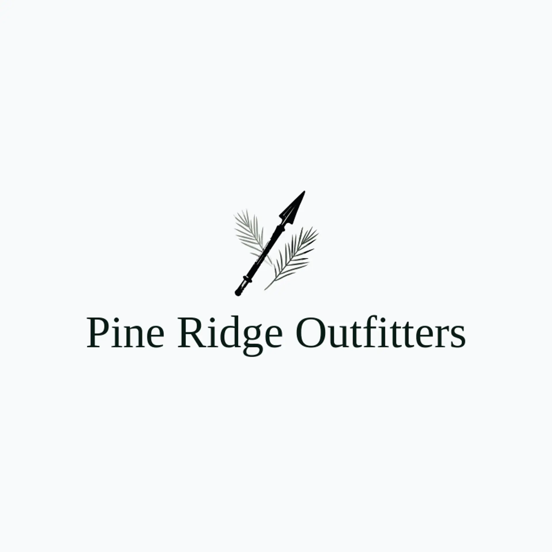 Pine Ridge Outfitters logo for spear