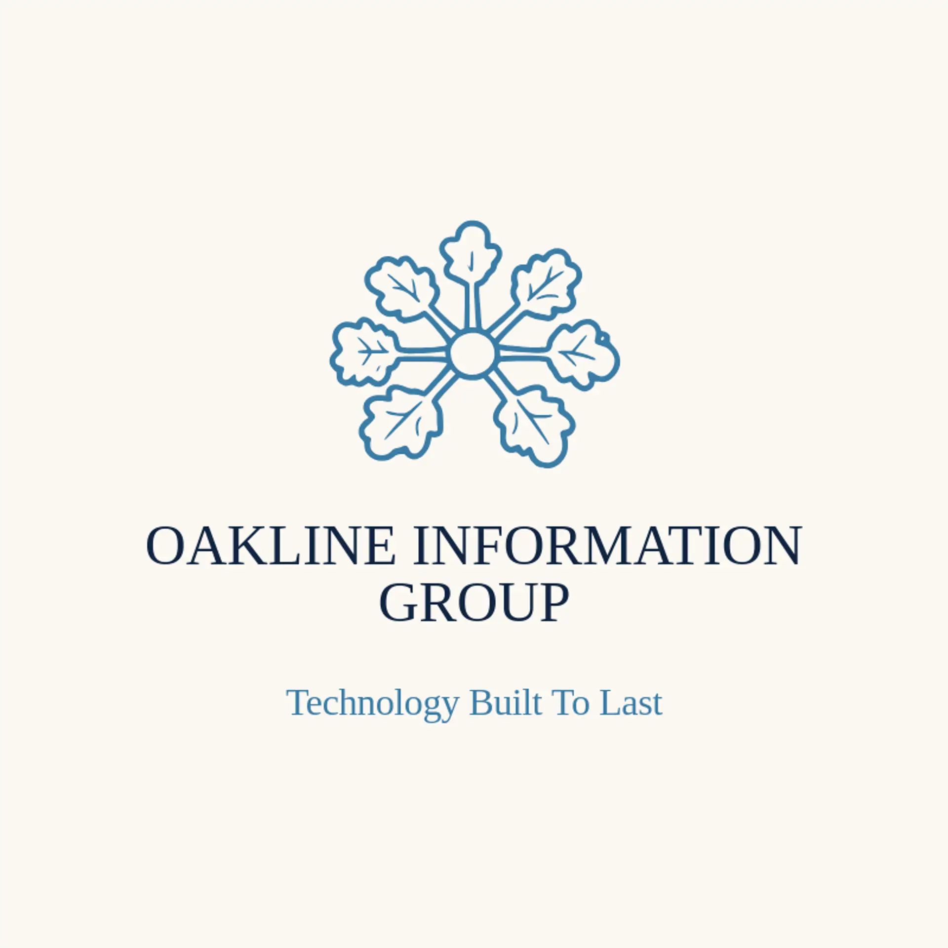 Oakline Information Group logo for information technology