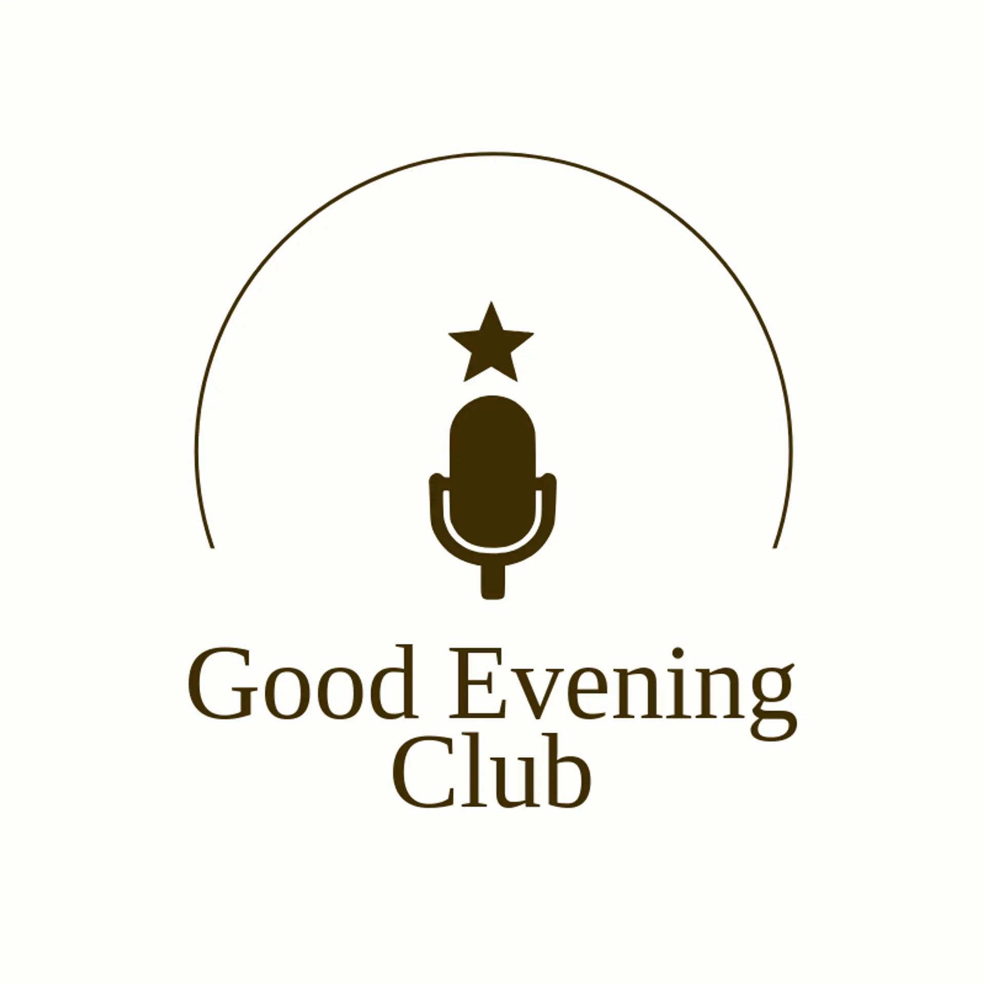 Good Evening Club logo for talk show