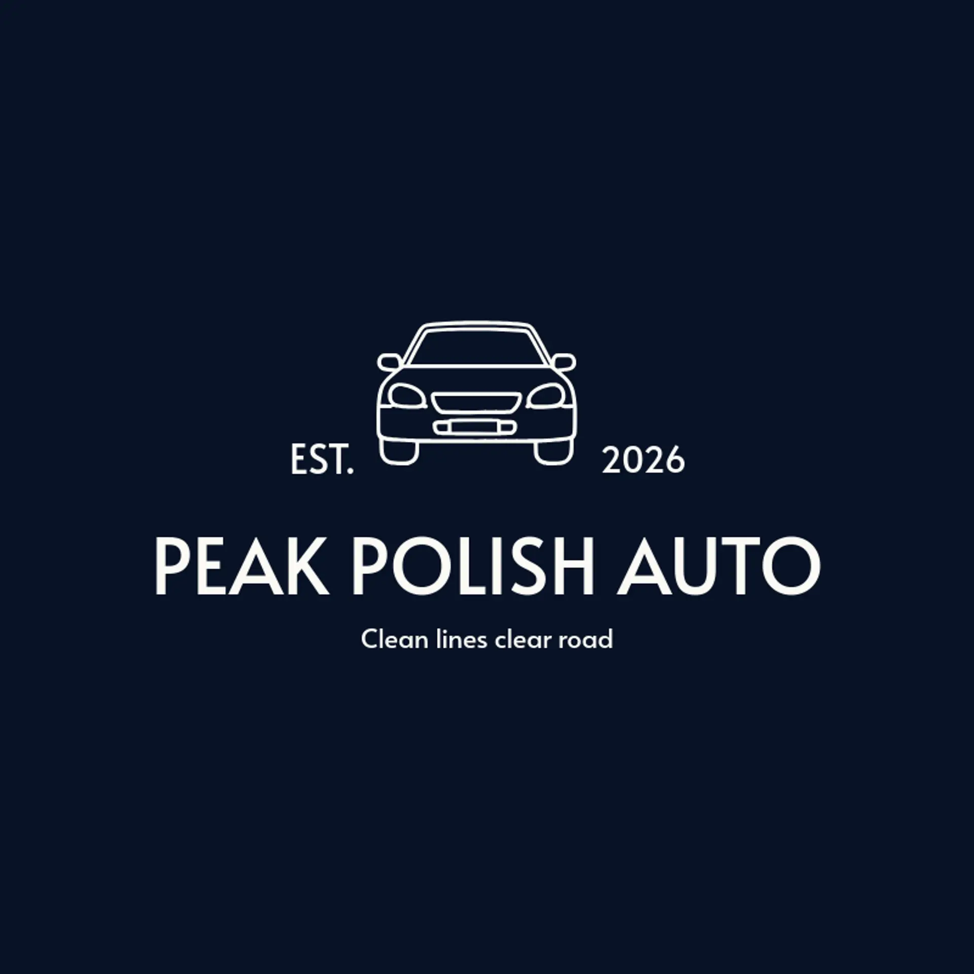 Peak Polish Auto logo for car wash