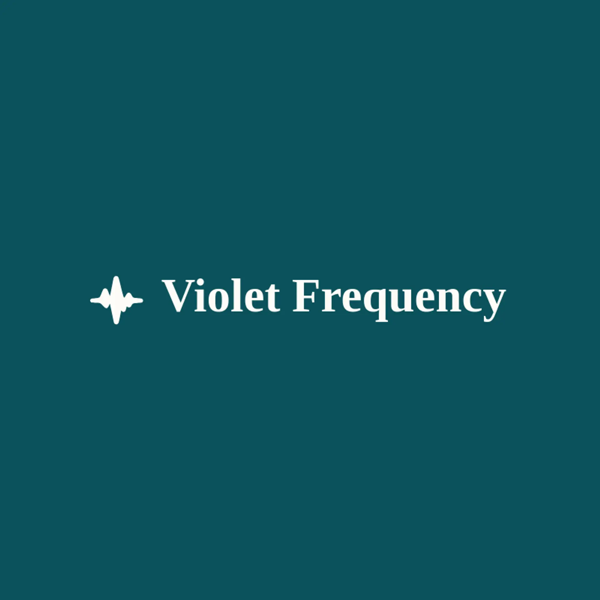 Violet Frequency logo for streamer