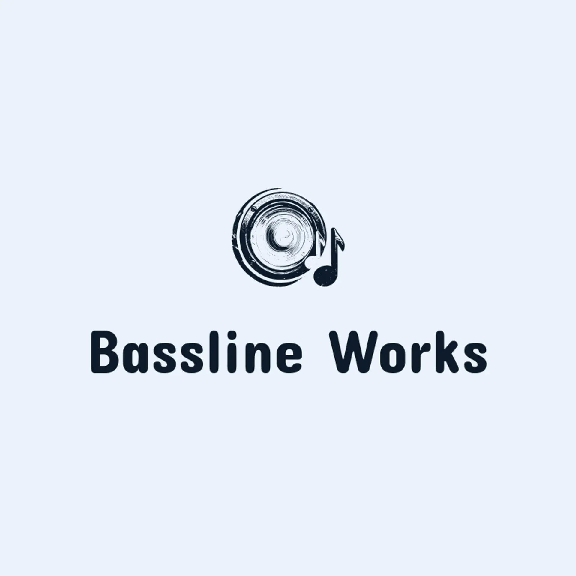 Bassline Works logo for audio
