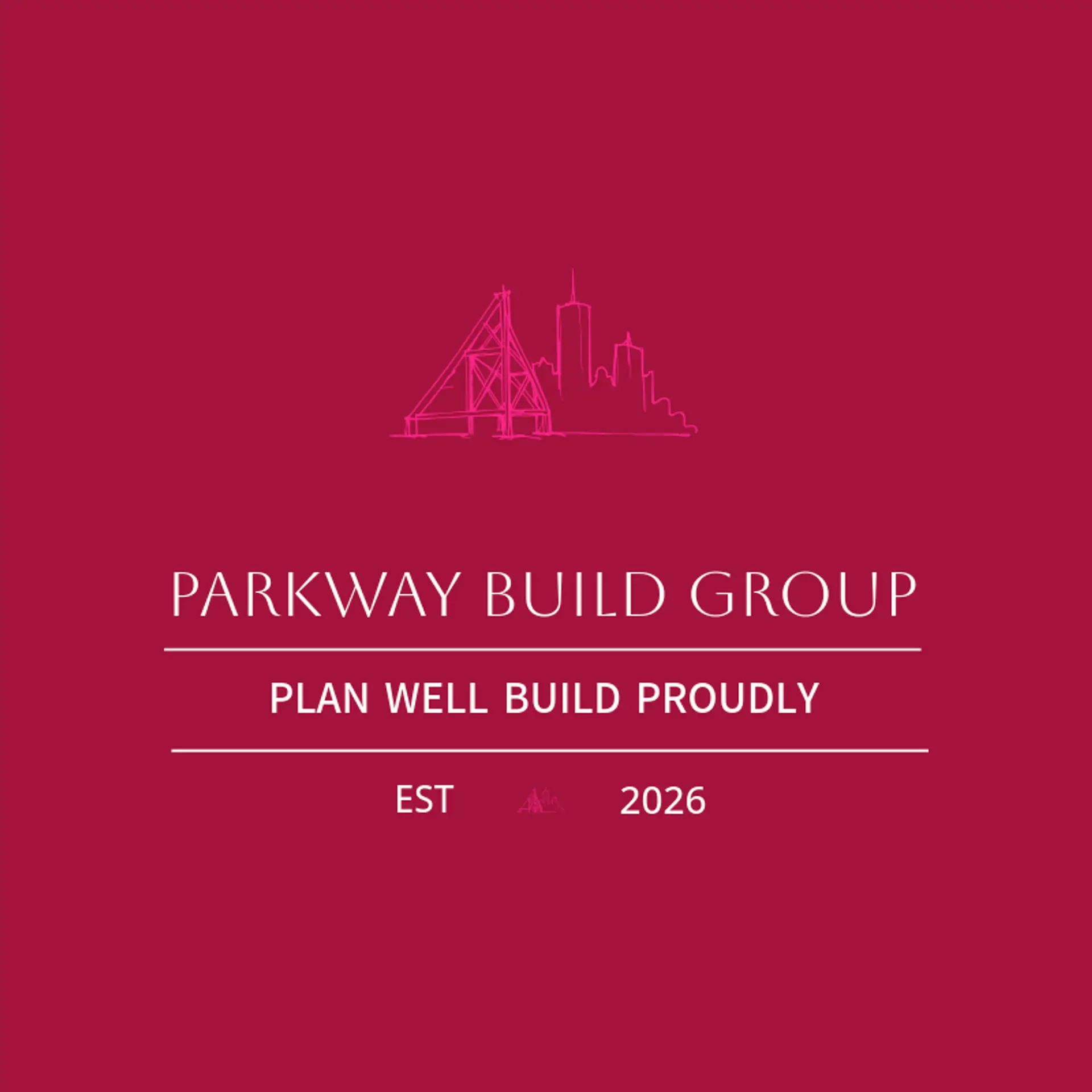 Parkway Build Group logo for construction company