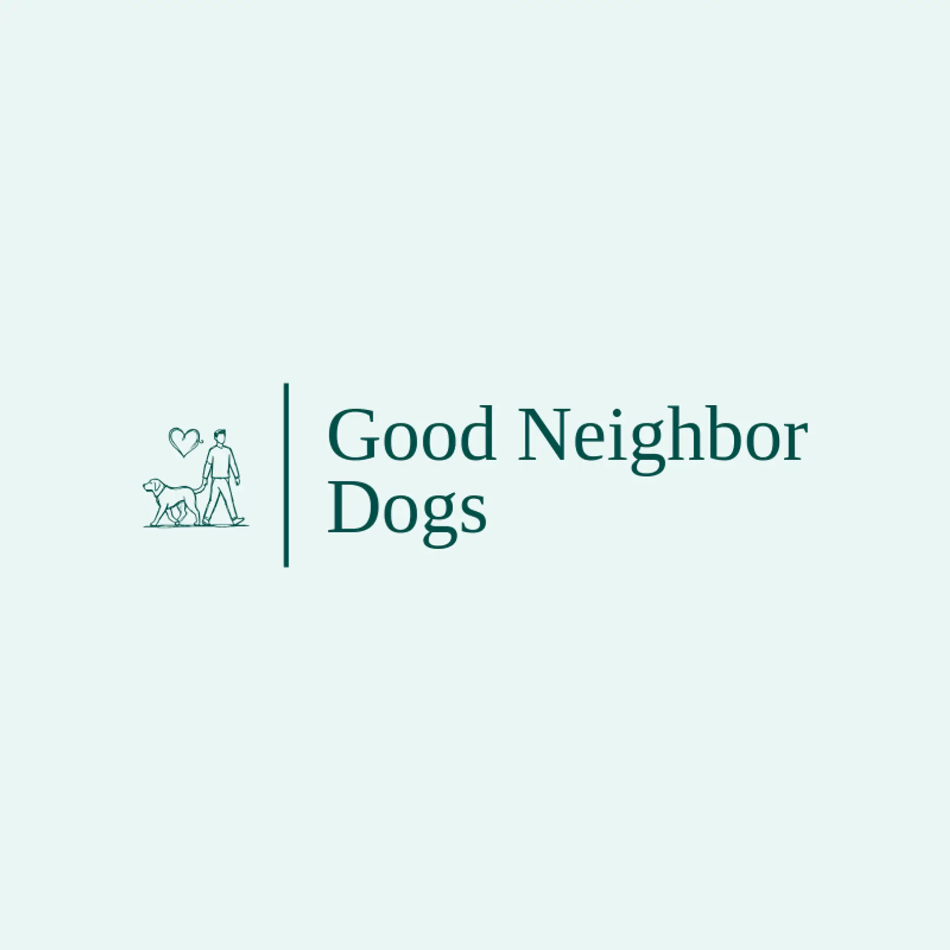 Good Neighbor Dogs logo for dog walking