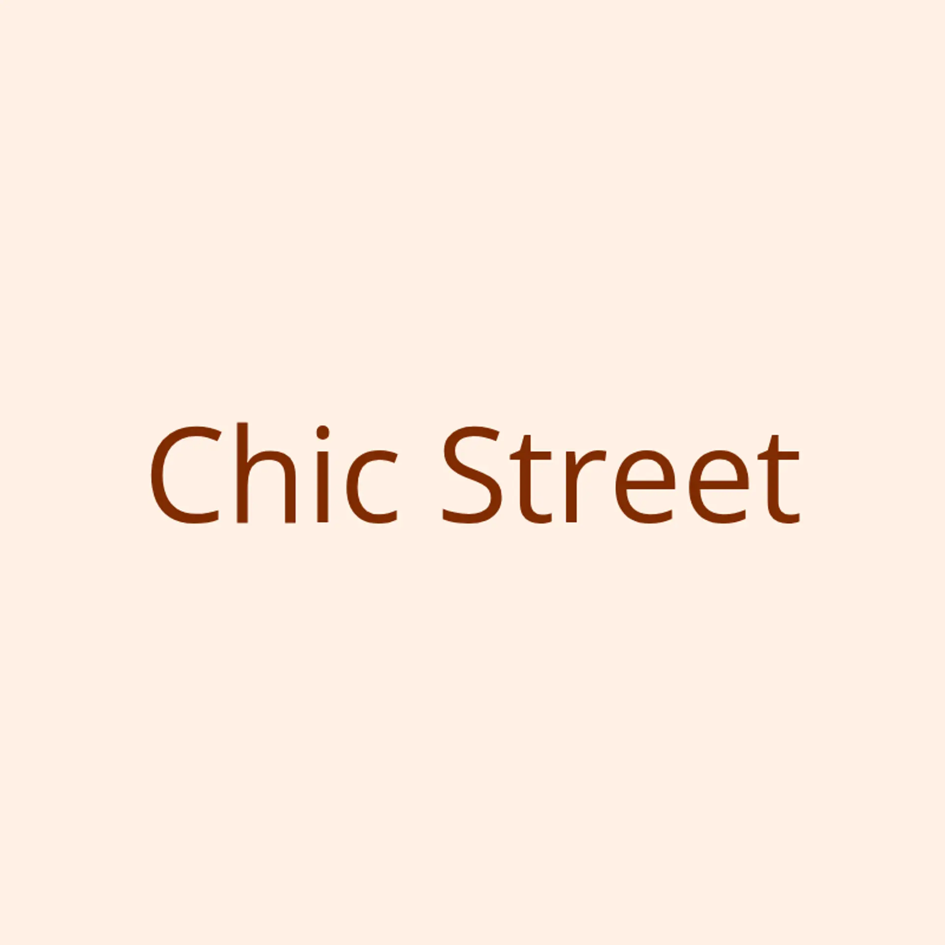 Chic Chateau logo for fancy fashion