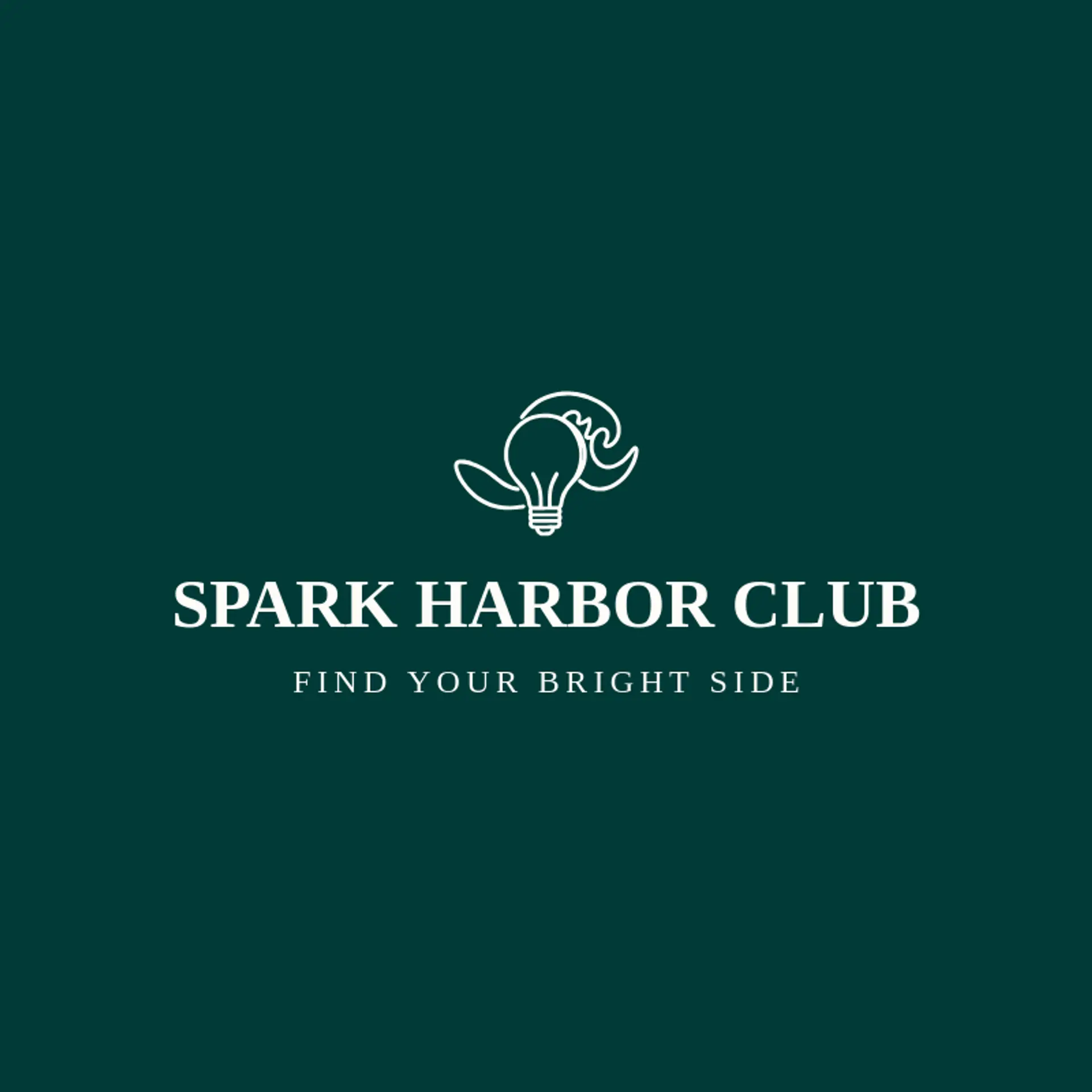 Spark Harbor Club logo for light bulb