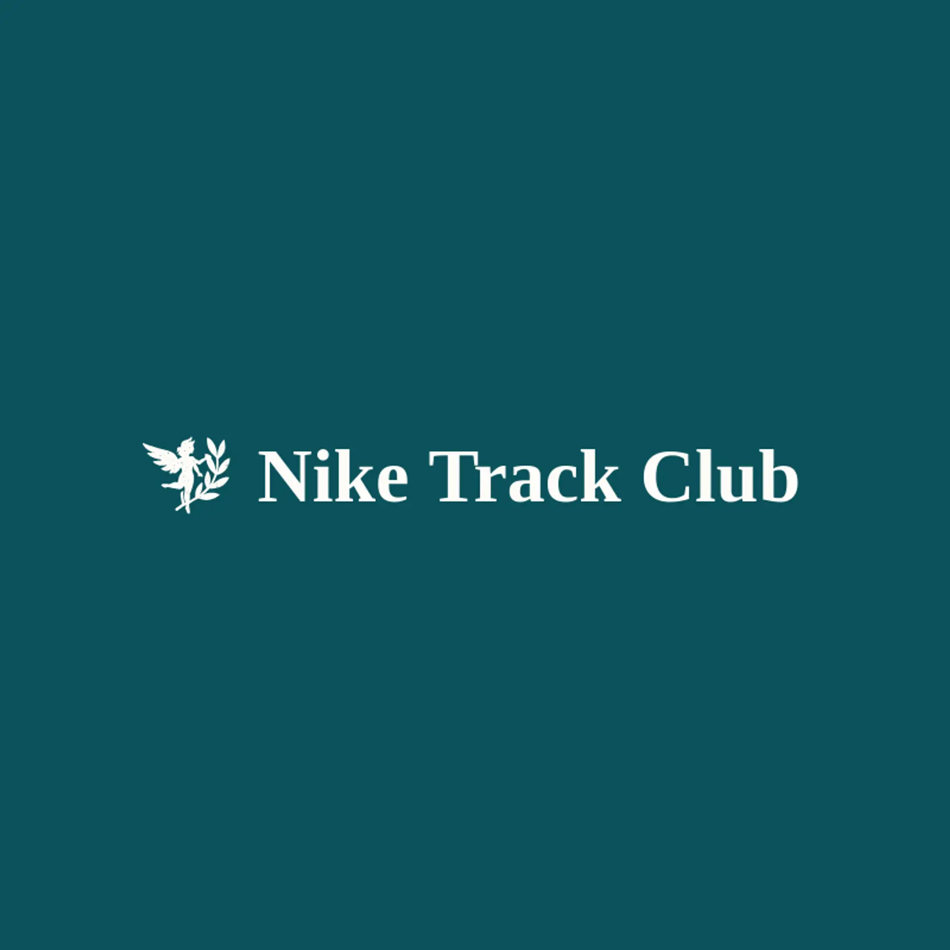Nike Track Club logo for greek god