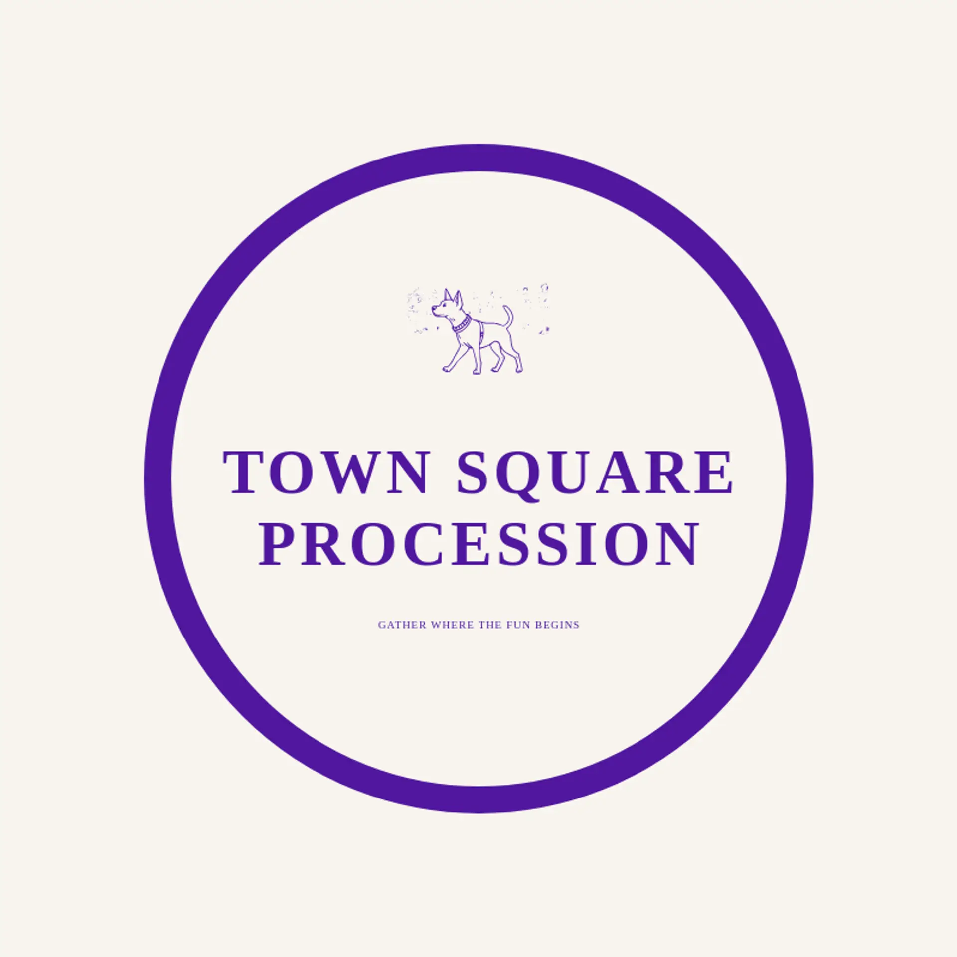 Town Square Procession logo for parade