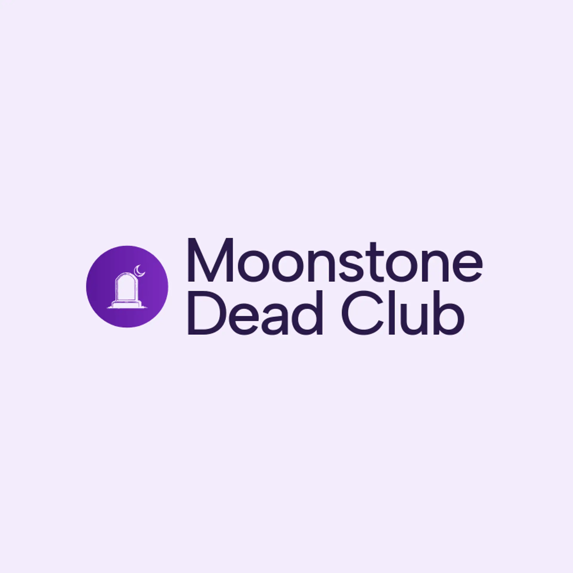 Moonstone Dead Club logo for zombie