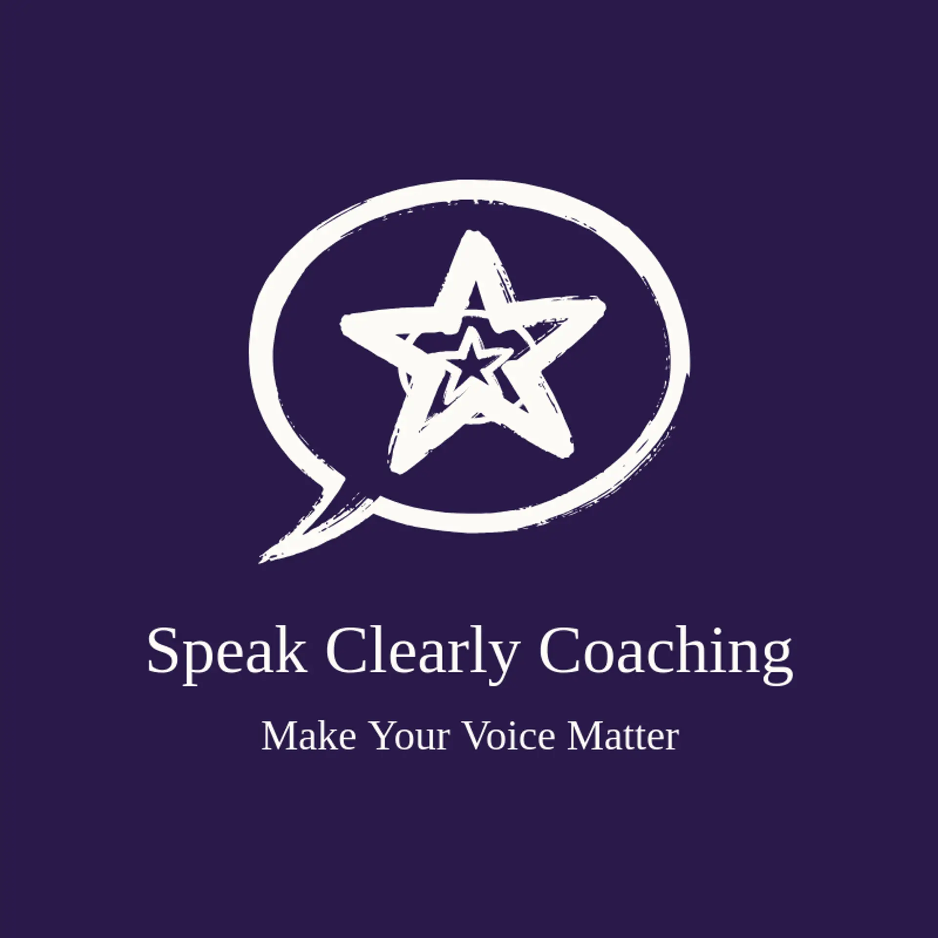 Speak Clearly Coaching logo for coaching
