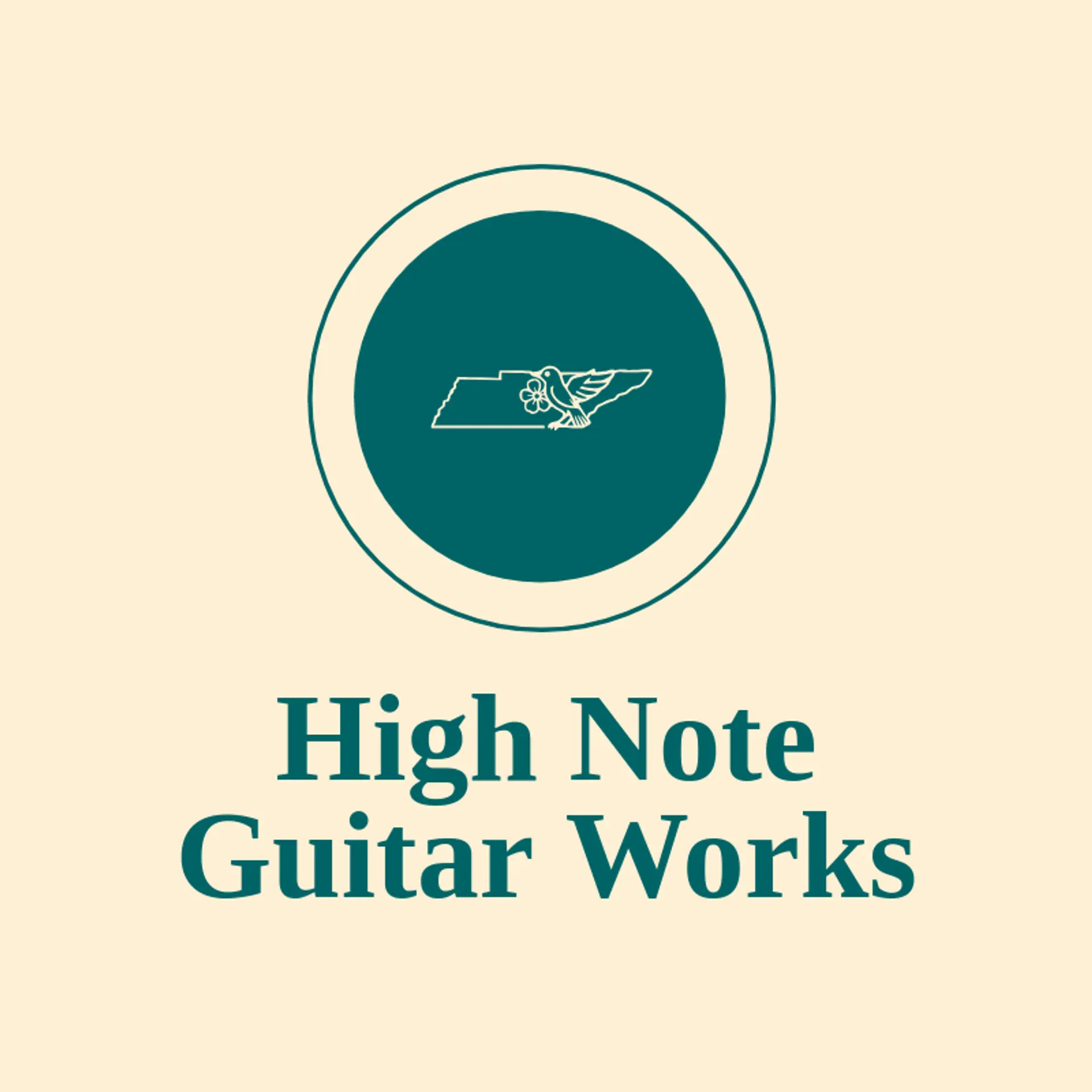 High Note Guitar Works logo for tennessee