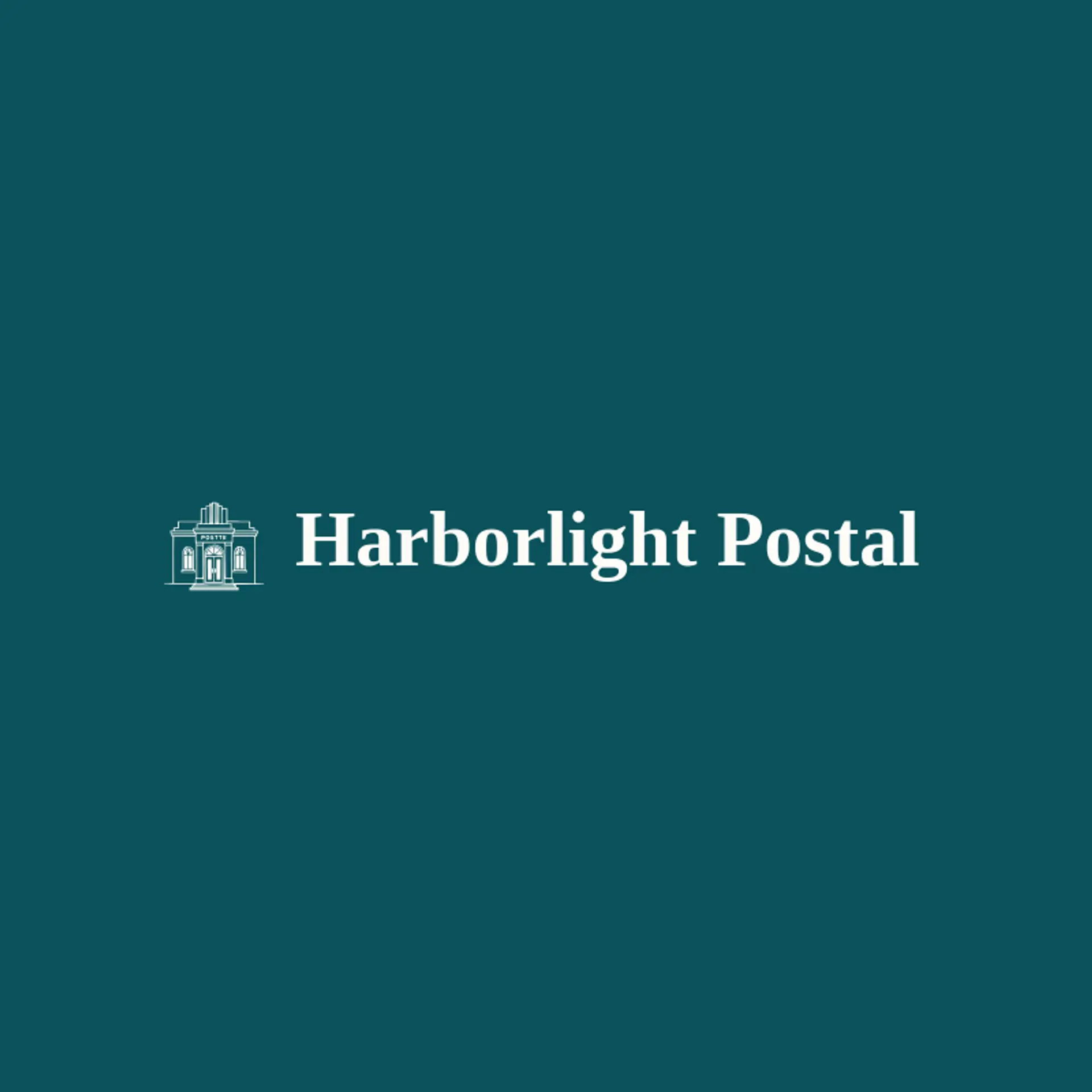 Harborlight Postal logo for post office