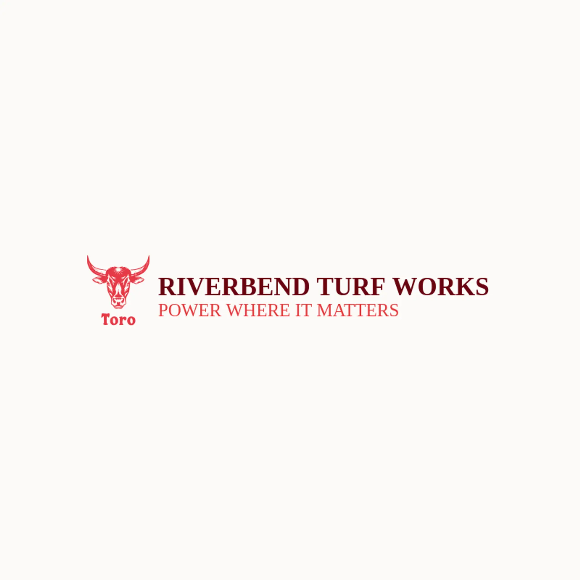 Riverbend Turf Works logo for toro