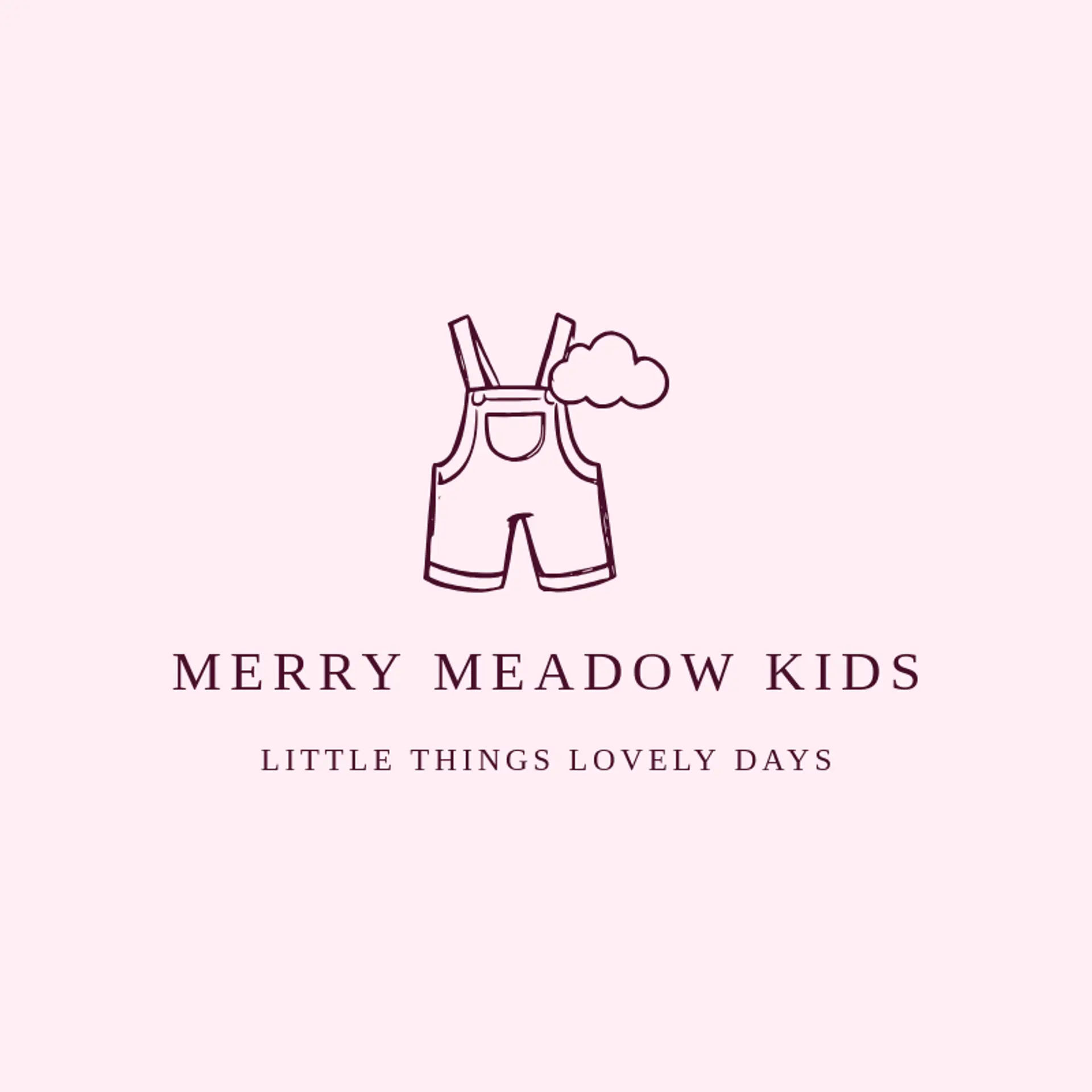 Merry Meadow Kids logo for kids clothing