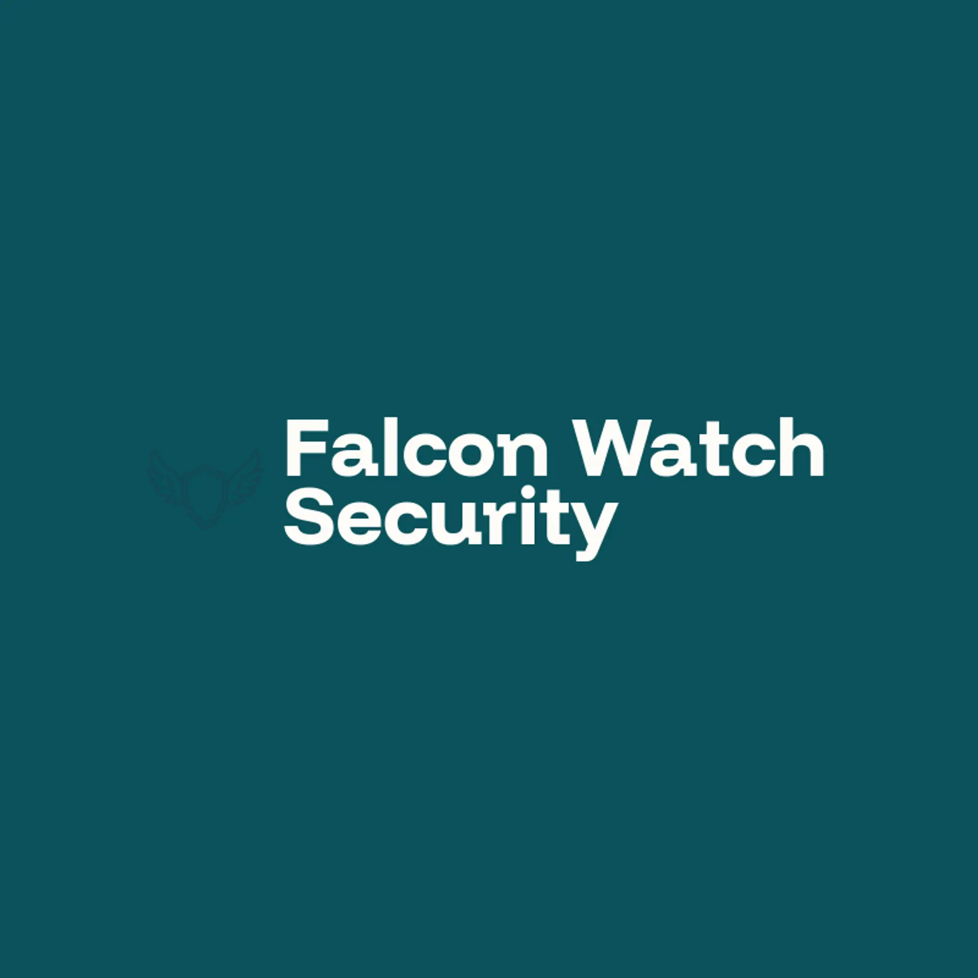 Falcon Watch Security logo for shield