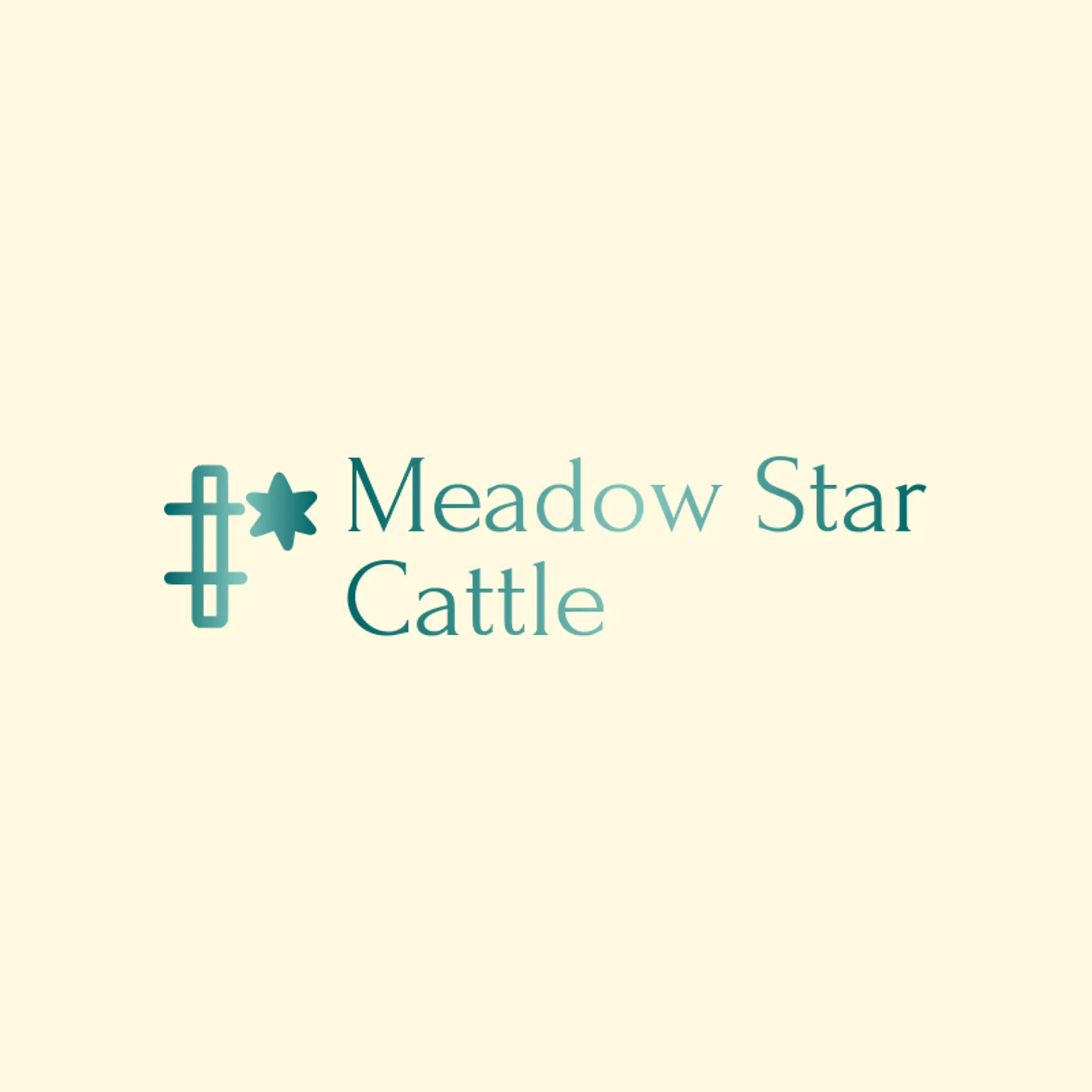 Meadow Star Cattle logo for ranch