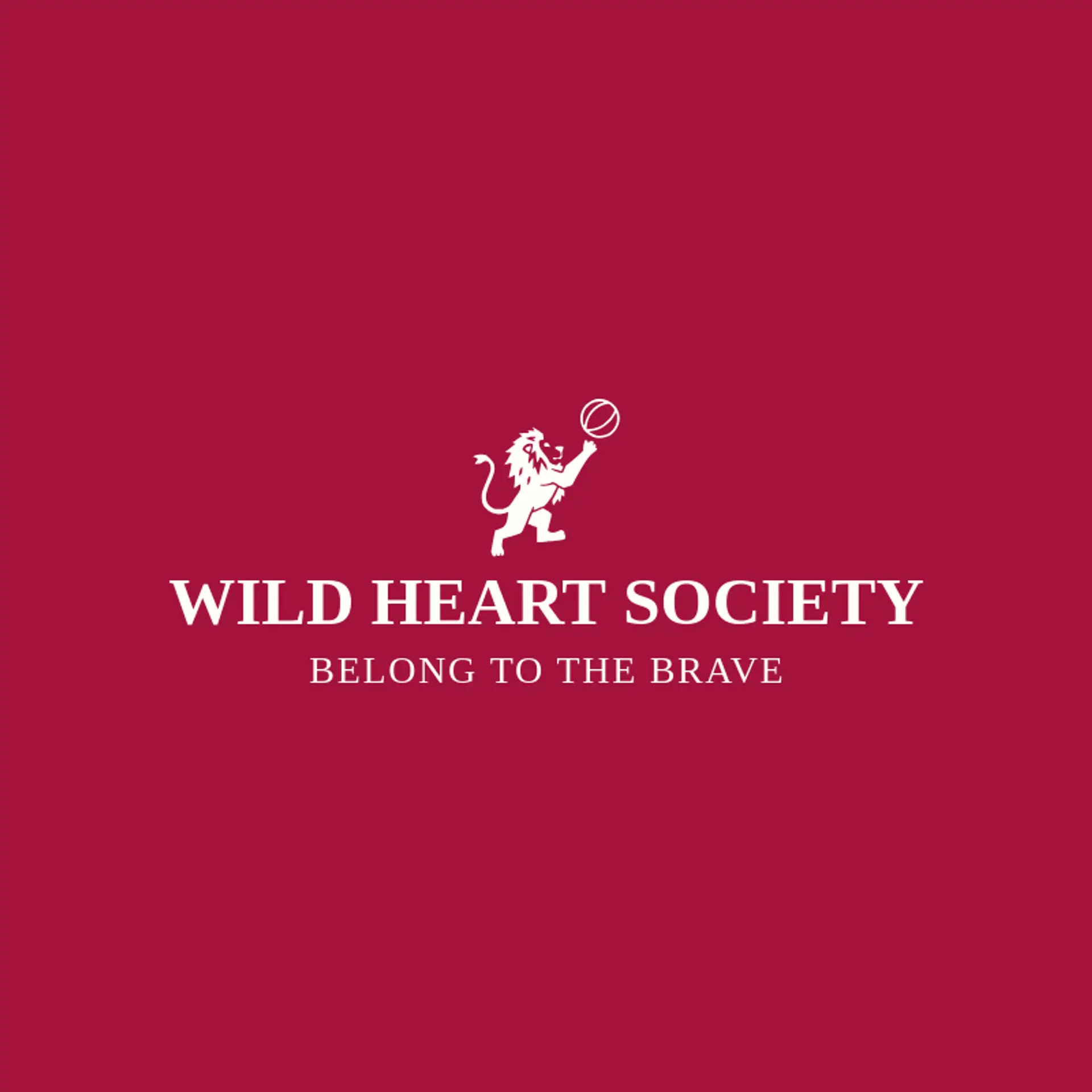 Wild Heart Society logo for lion king