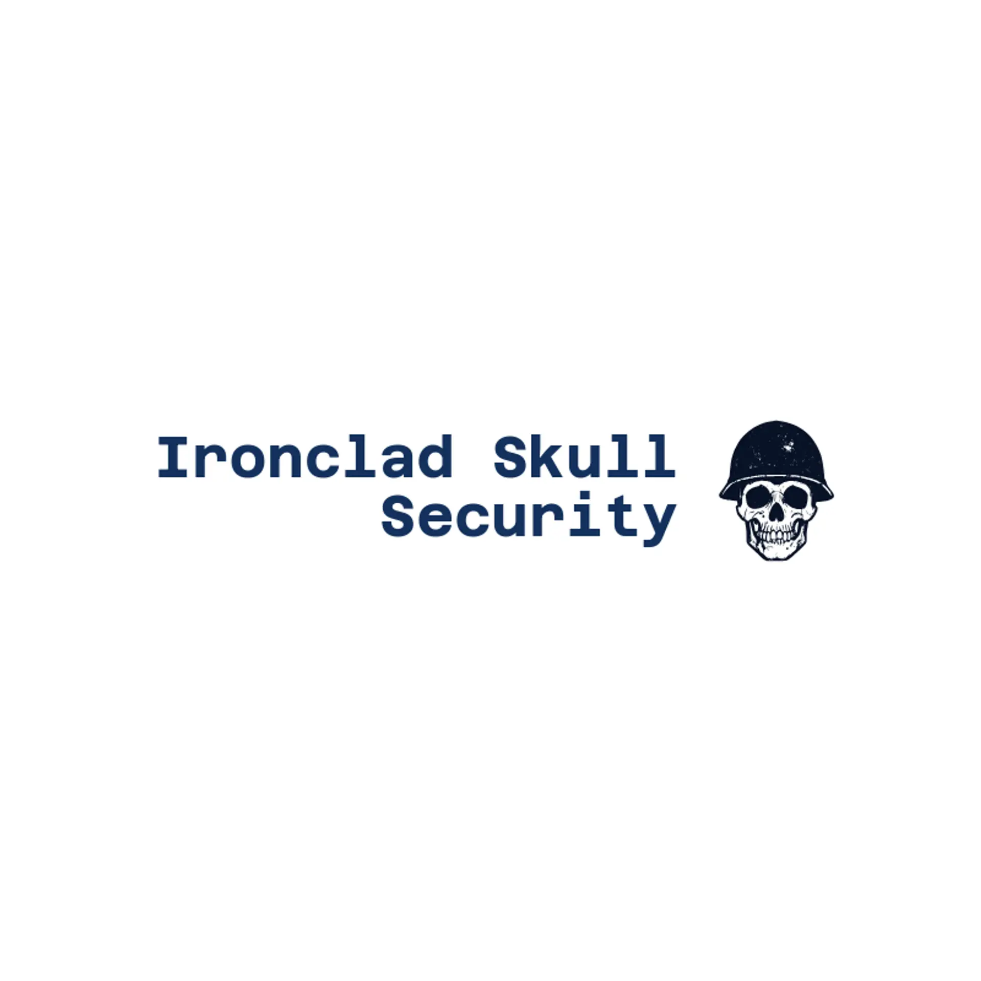 Ironclad Skull Security logo for skull