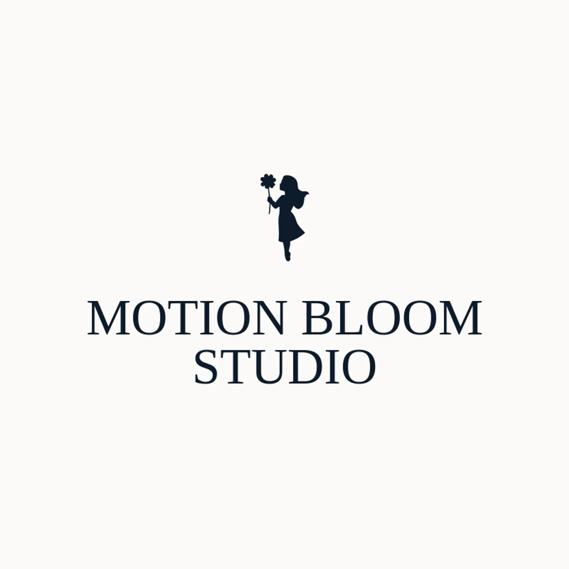 Motion Bloom Studio logo for dance studio