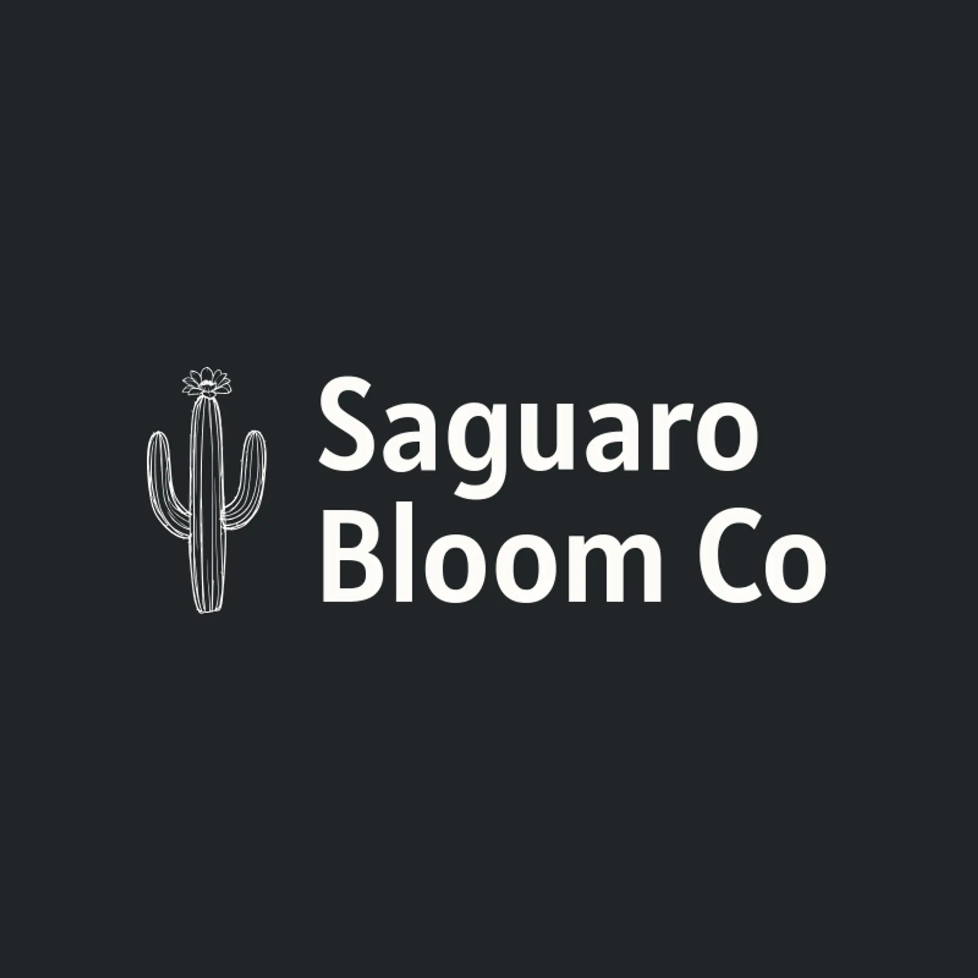 Saguaro Bloom Co logo for cactus