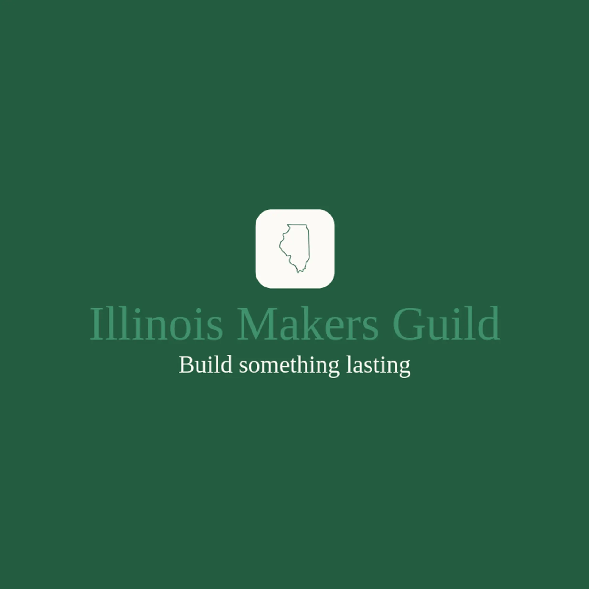 Illinois Makers Guild logo for illinois