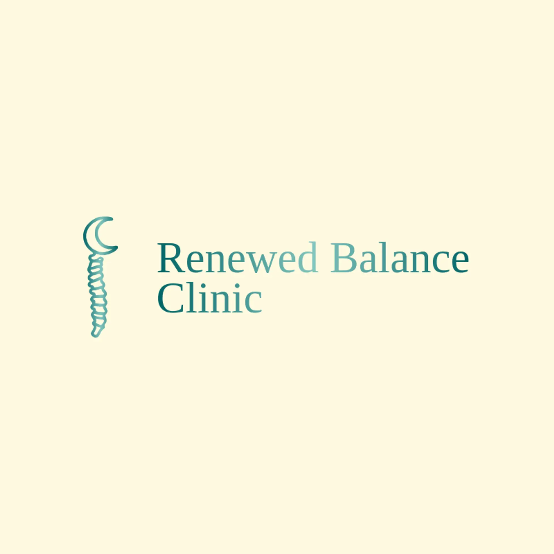 Renewed Balance Clinic logo for chiropractic